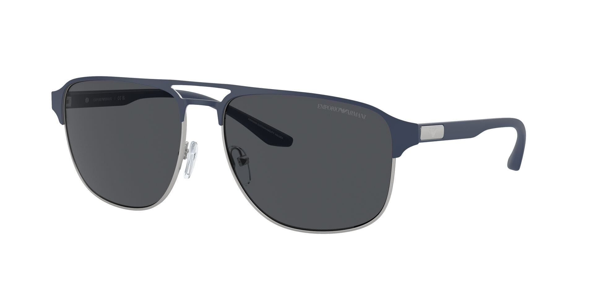 Emporio Armani 0EA2144 Sunglass Blue Male Metal Shell