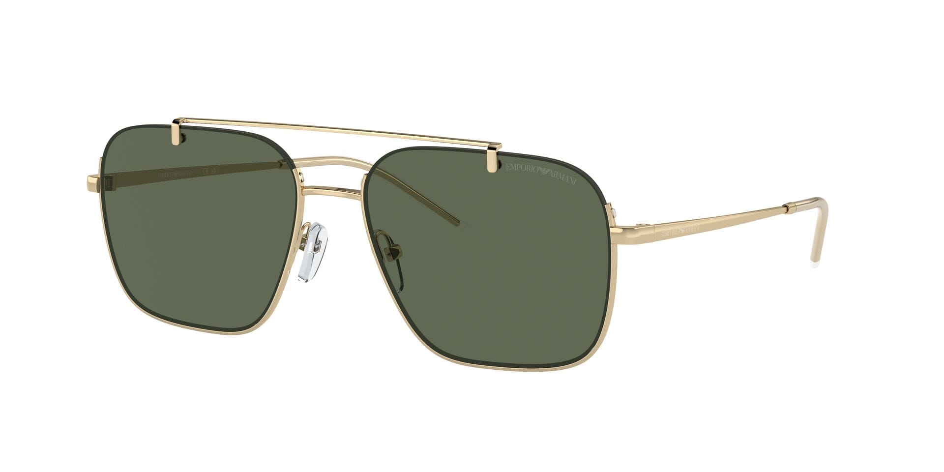 Emporio Armani 0EA2150 Sunglass Gold Male Full Metal — Gold frame