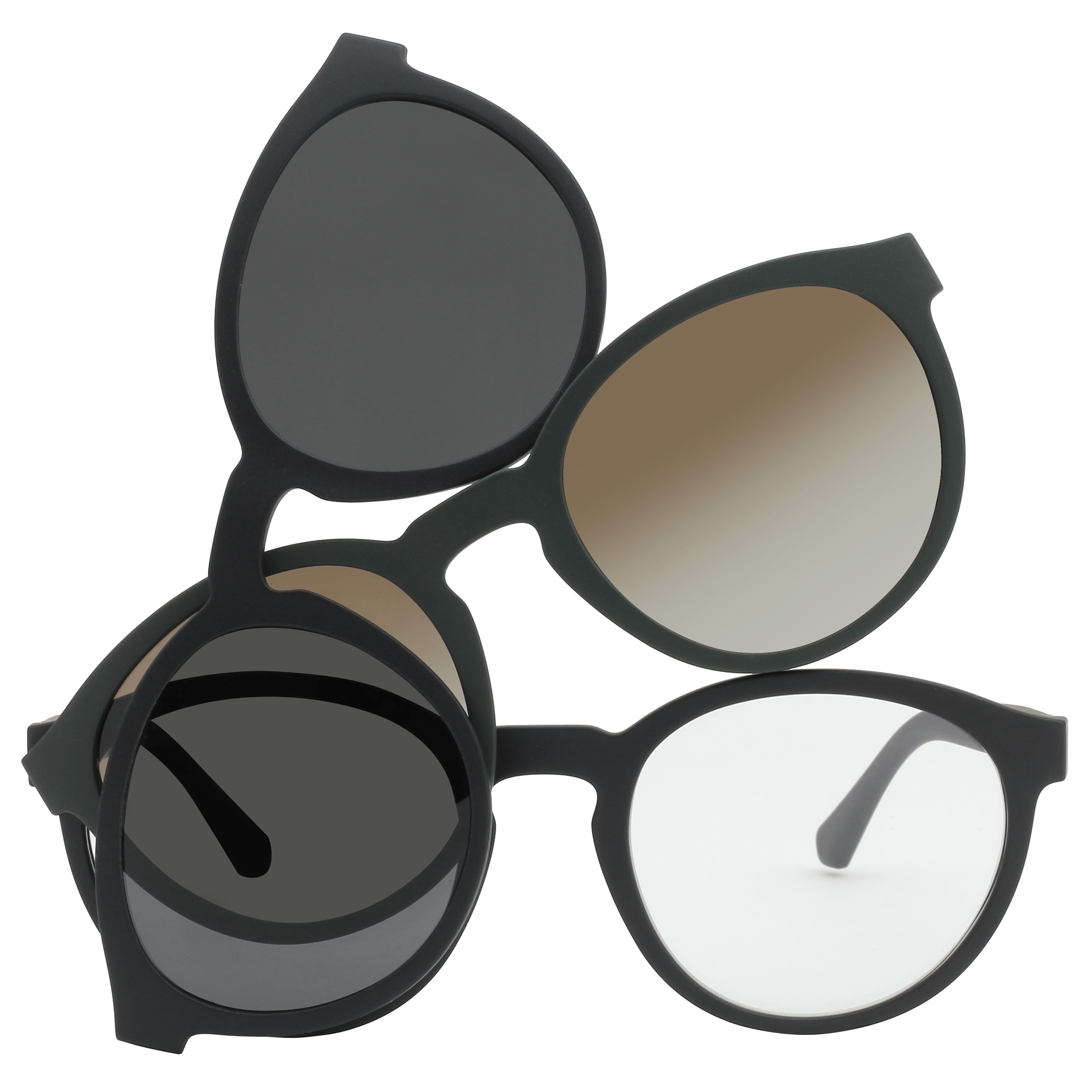 Emporio Armani EA4152 Sunglass Black Male Full Shell Sunglass — view 1