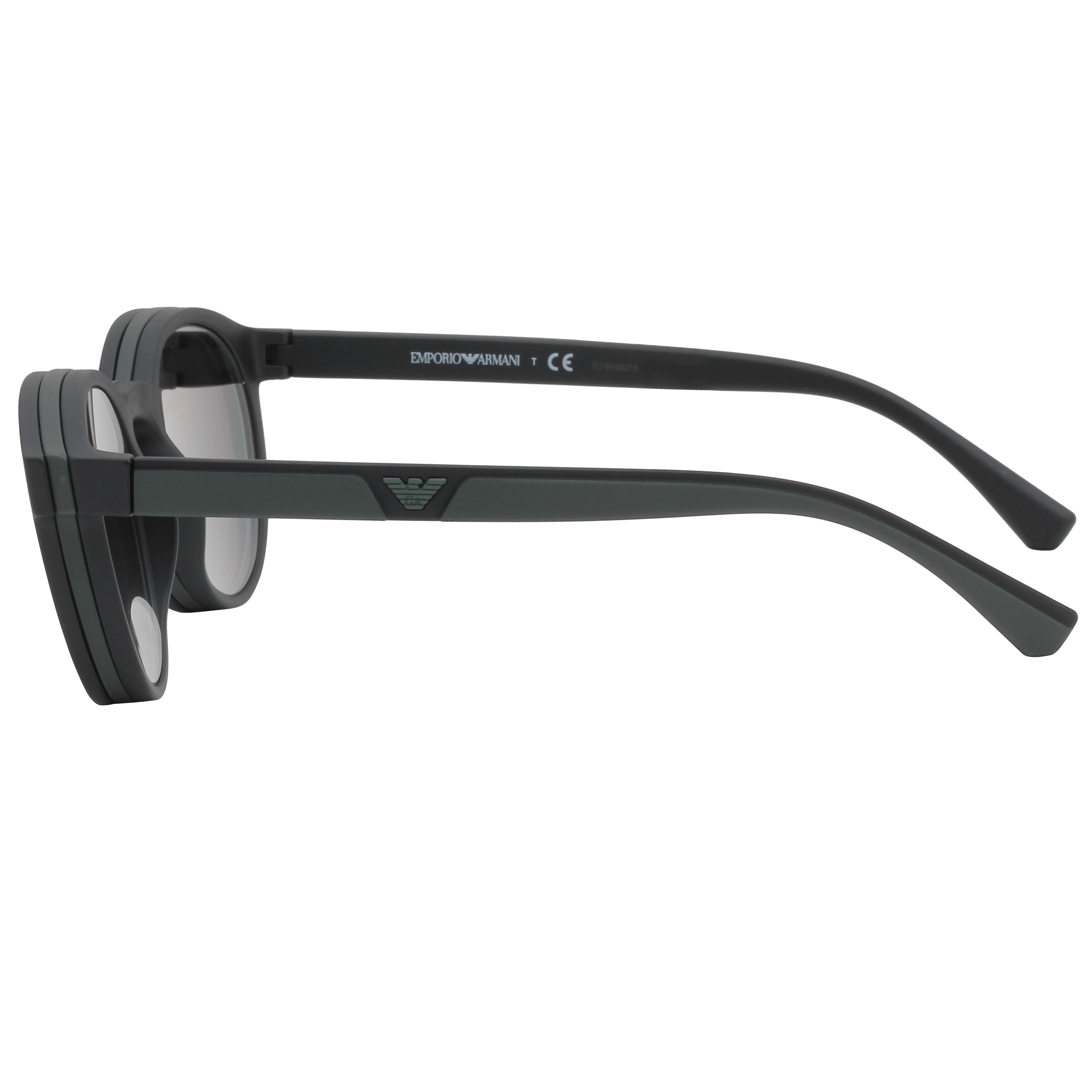 Emporio Armani EA4152 Sunglass Black Male Full Shell Sunglass — view 4