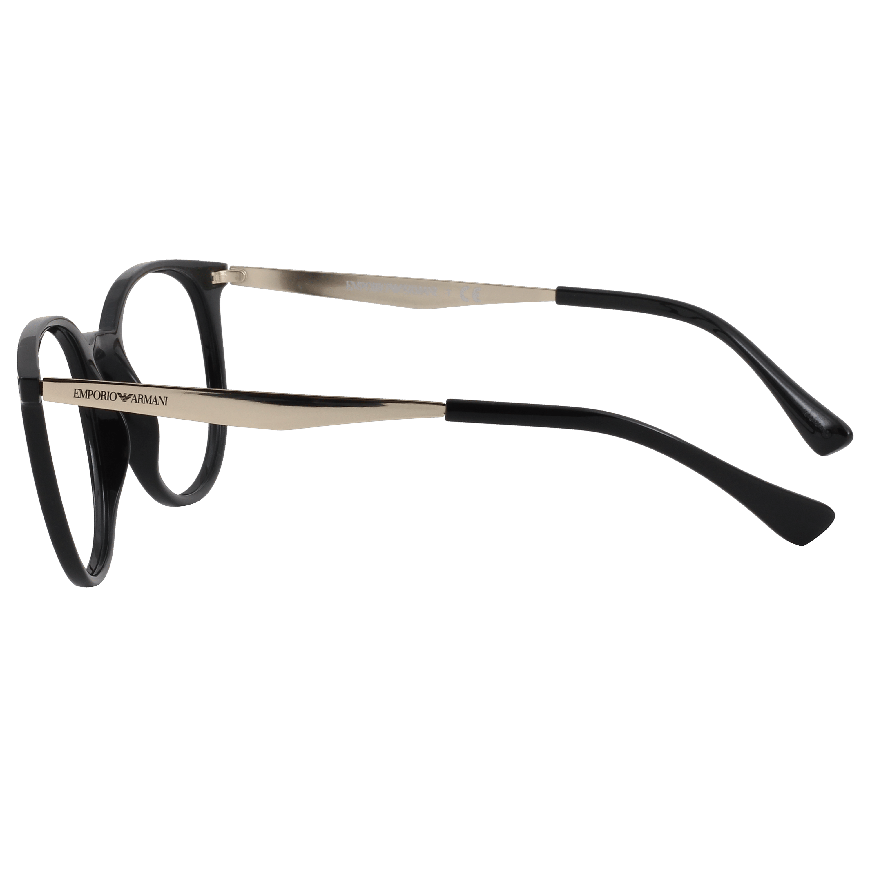Emporio Armani EA3168 Frame Black Female Full Metal Frame — Black frame — view 3