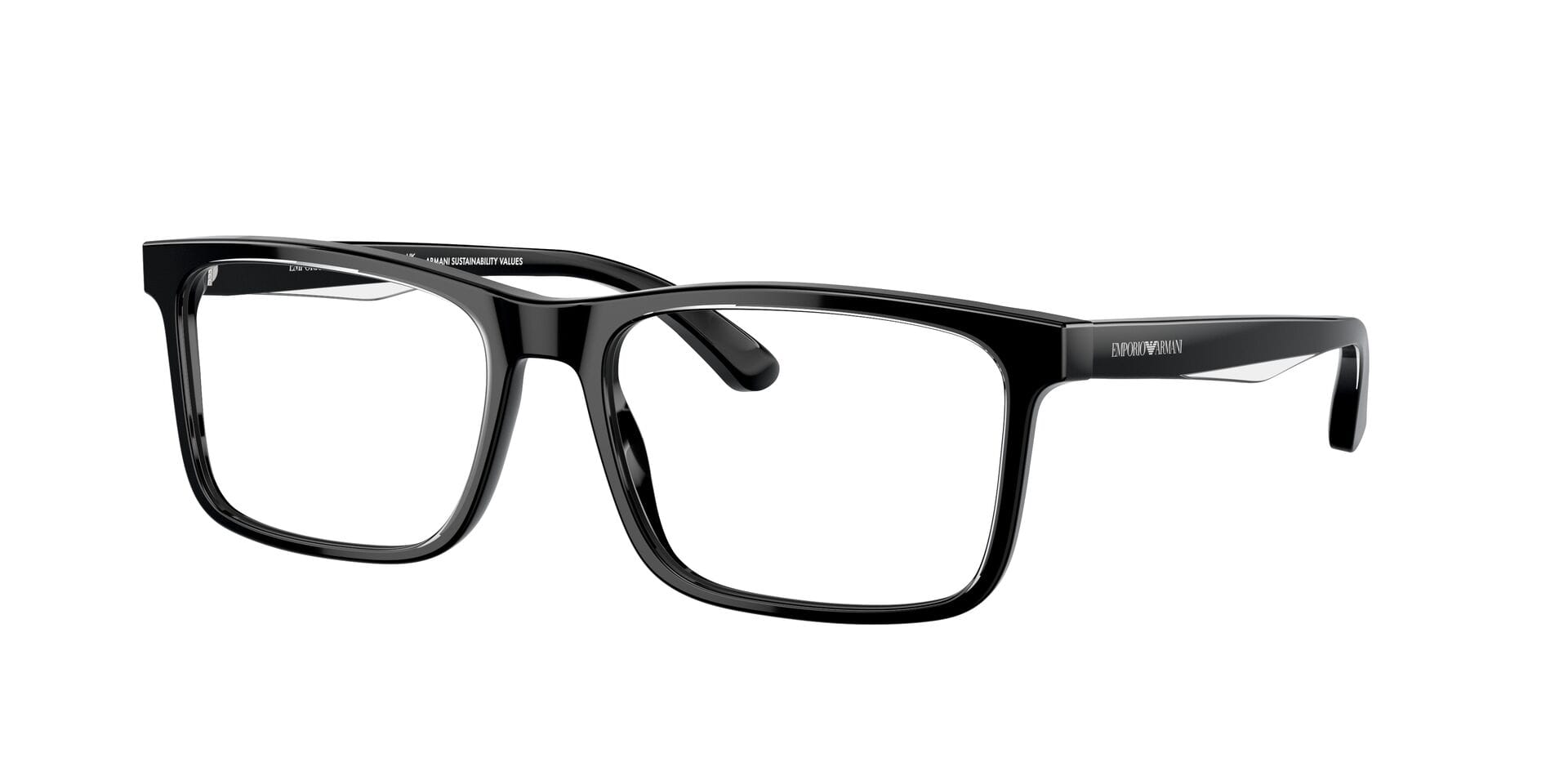 Emporio Armani 0EA3227 Frame Black Male Full Shell — Black frame