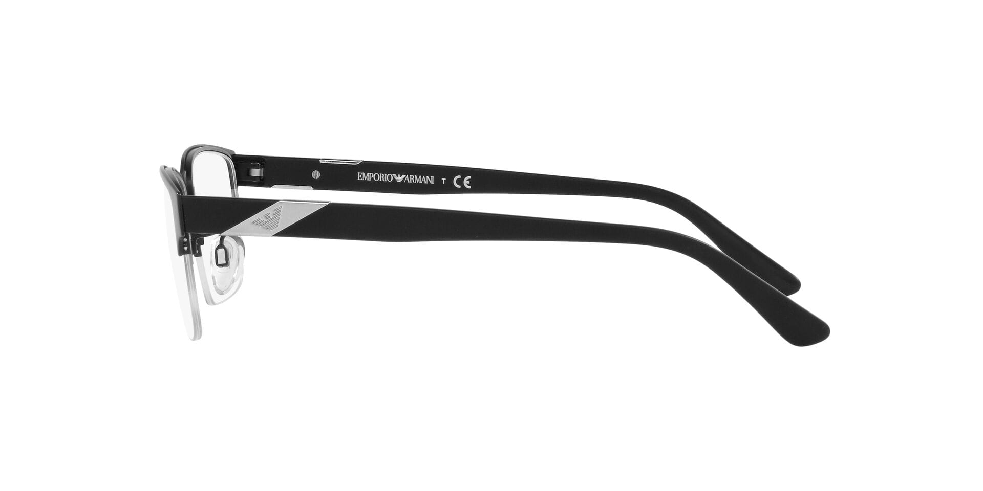 Emporio Armani 0EA1129 Frame Matt Black Male Full Shell Frame — view 3