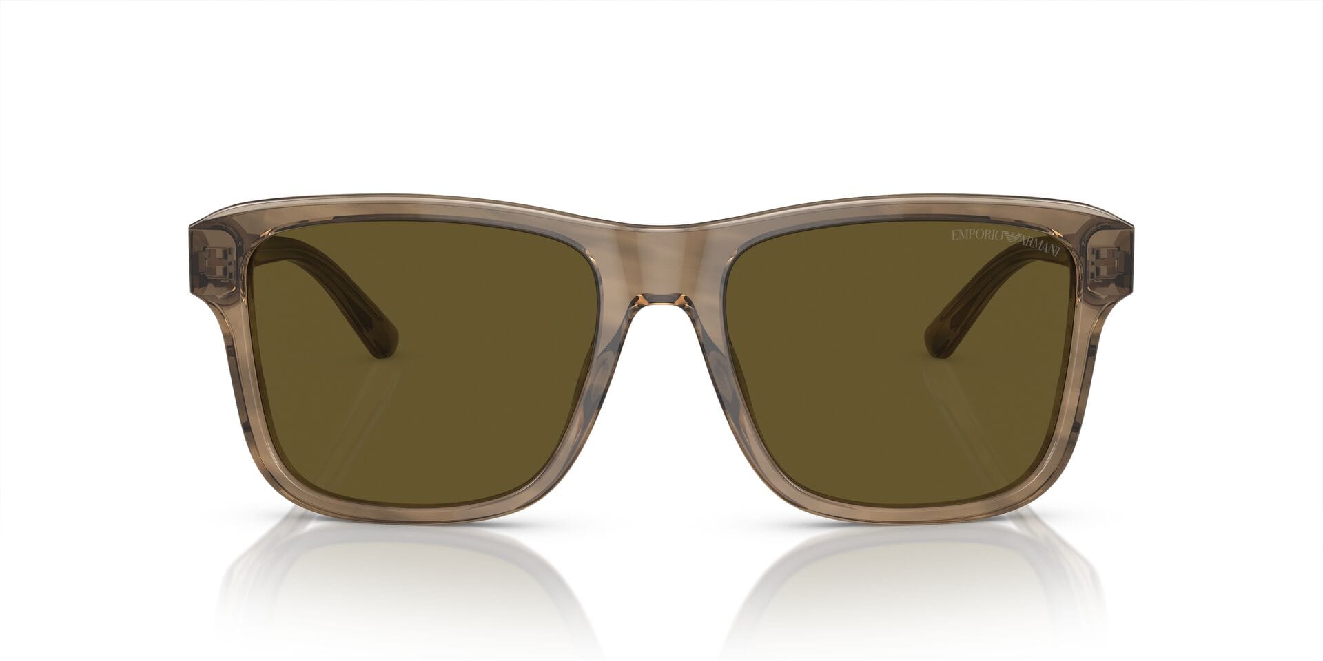 Emporio Armani 0EA4208 Sunglass Olive Male Full Shell Sunglass — Olive frame — view 4