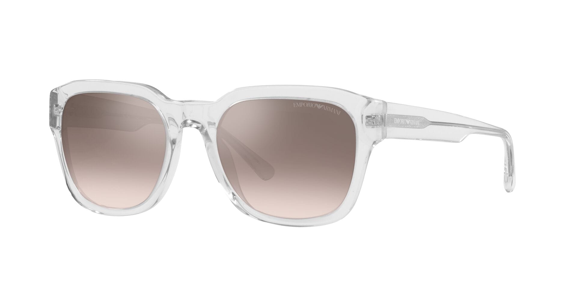 Emporio Armani 0EA4175 Sunglass Transparent Male Full Shell — Transparent frame