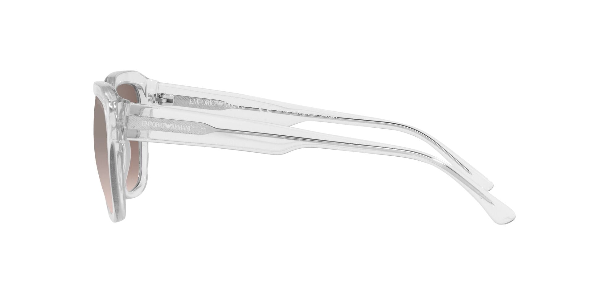 Emporio Armani 0EA4175 Sunglass Transparent Male Full Shell Sunglass — Transparent frame — view 3