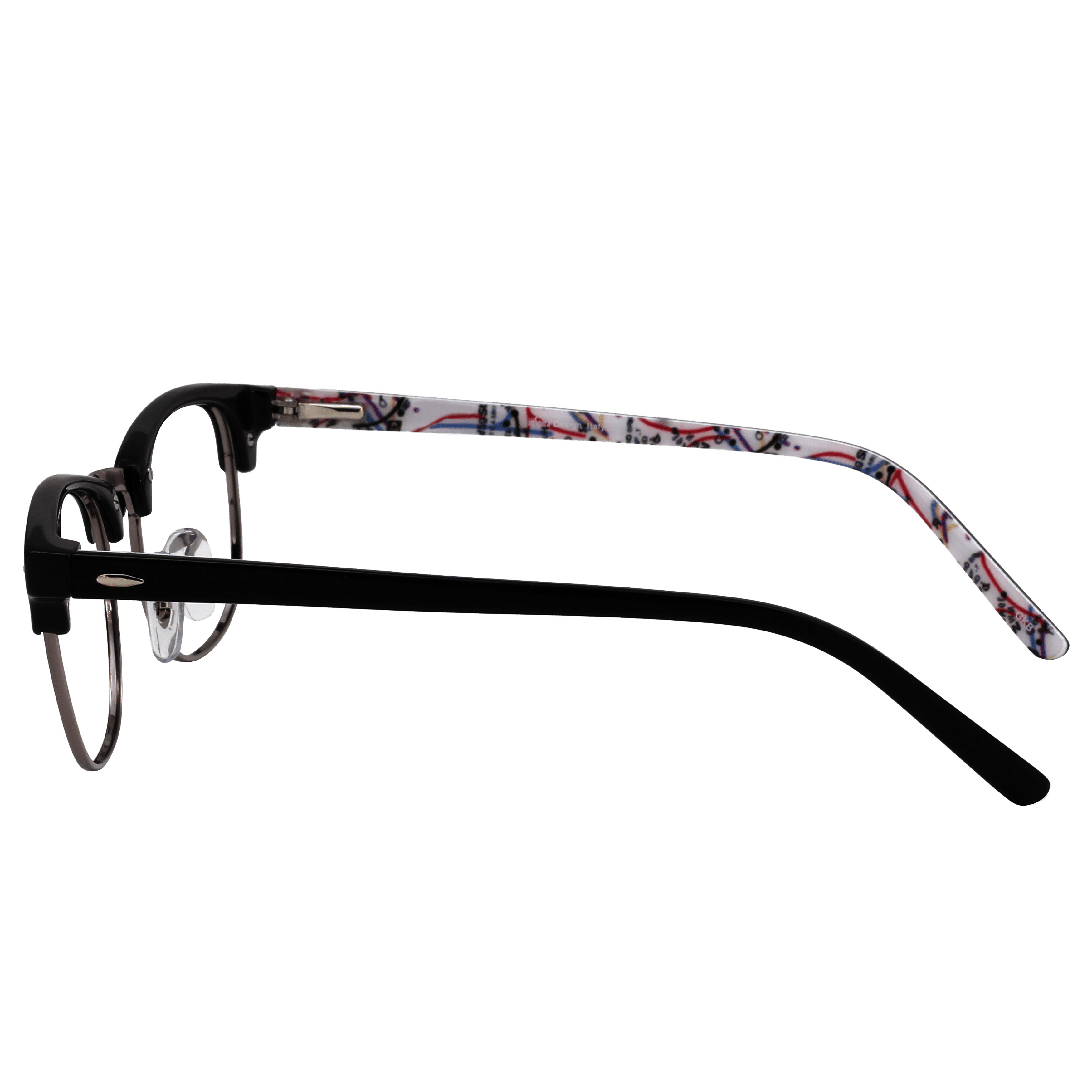 Inspira 0118D Frame Gun Metal Male Full Shell Frame — Gun Metal frame — view 3