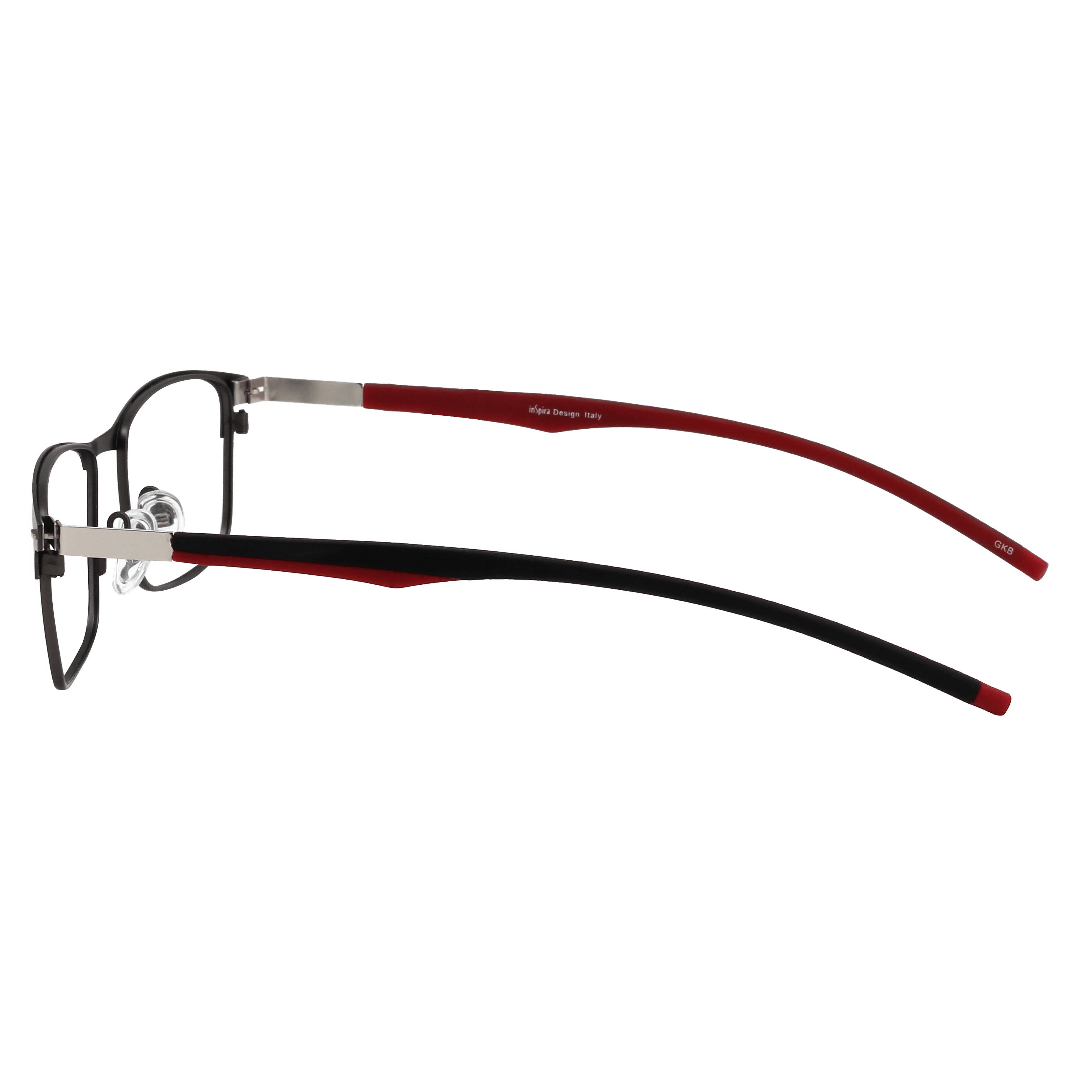 Inspira 5818D Frame Gun Metal Unisex Full Metal Frame — Gun Metal frame — view 3