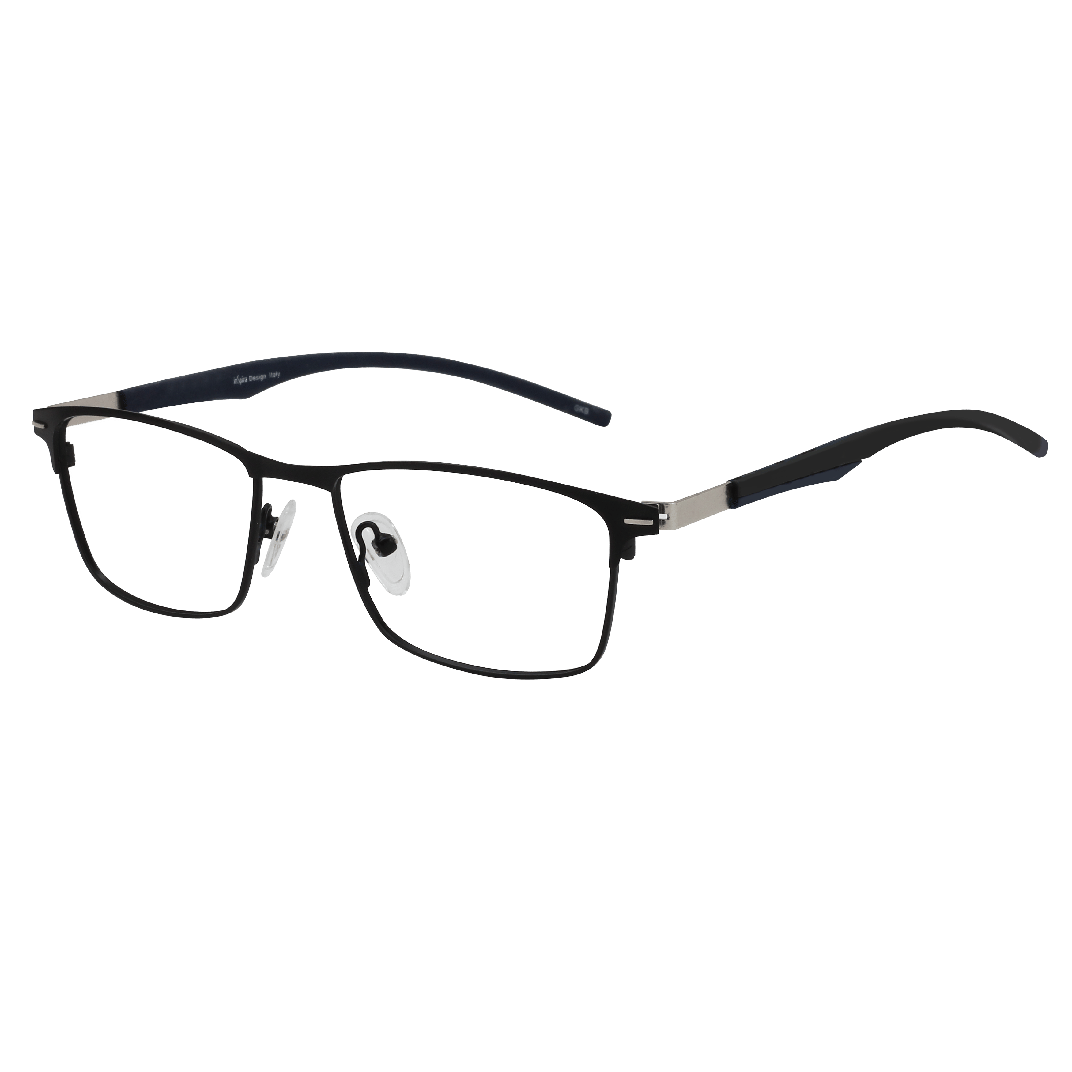 Inspira 5818D Frame Black Unisex Full Metal — Black frame