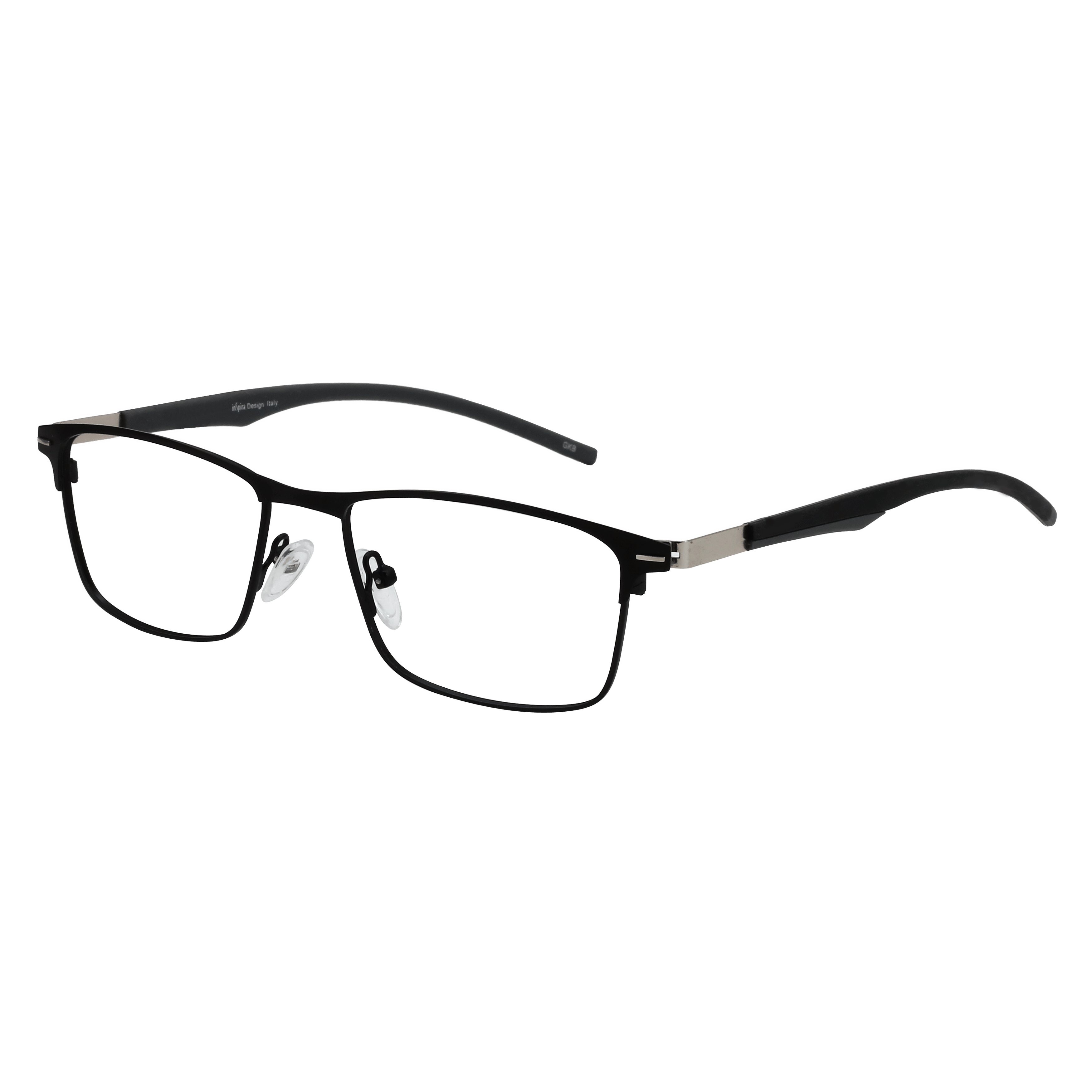 Inspira 5818D Frame Black Unisex Full Metal — Black frame