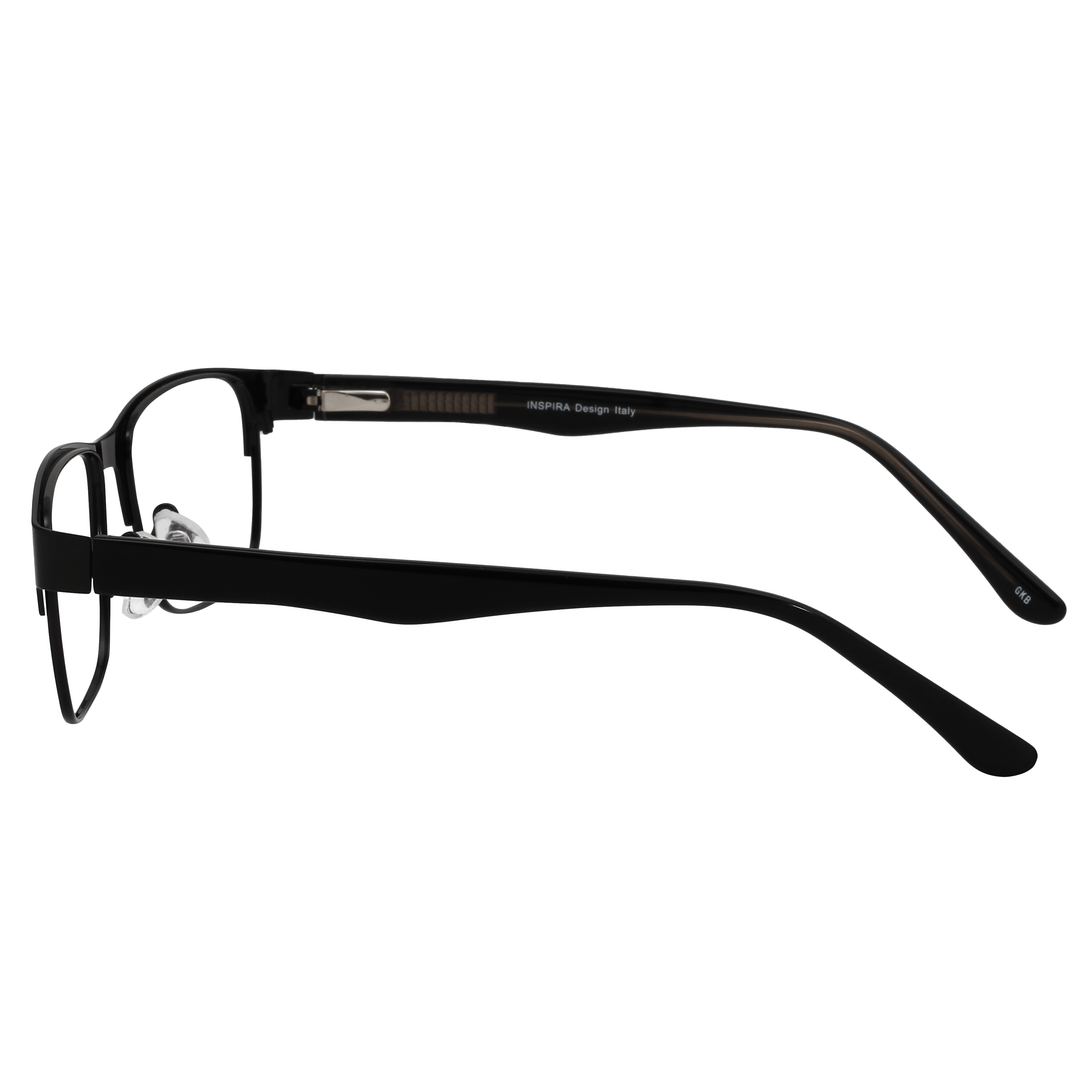 Inspira 0418D Frame Black Male Full Shell Frame — Black frame — view 3