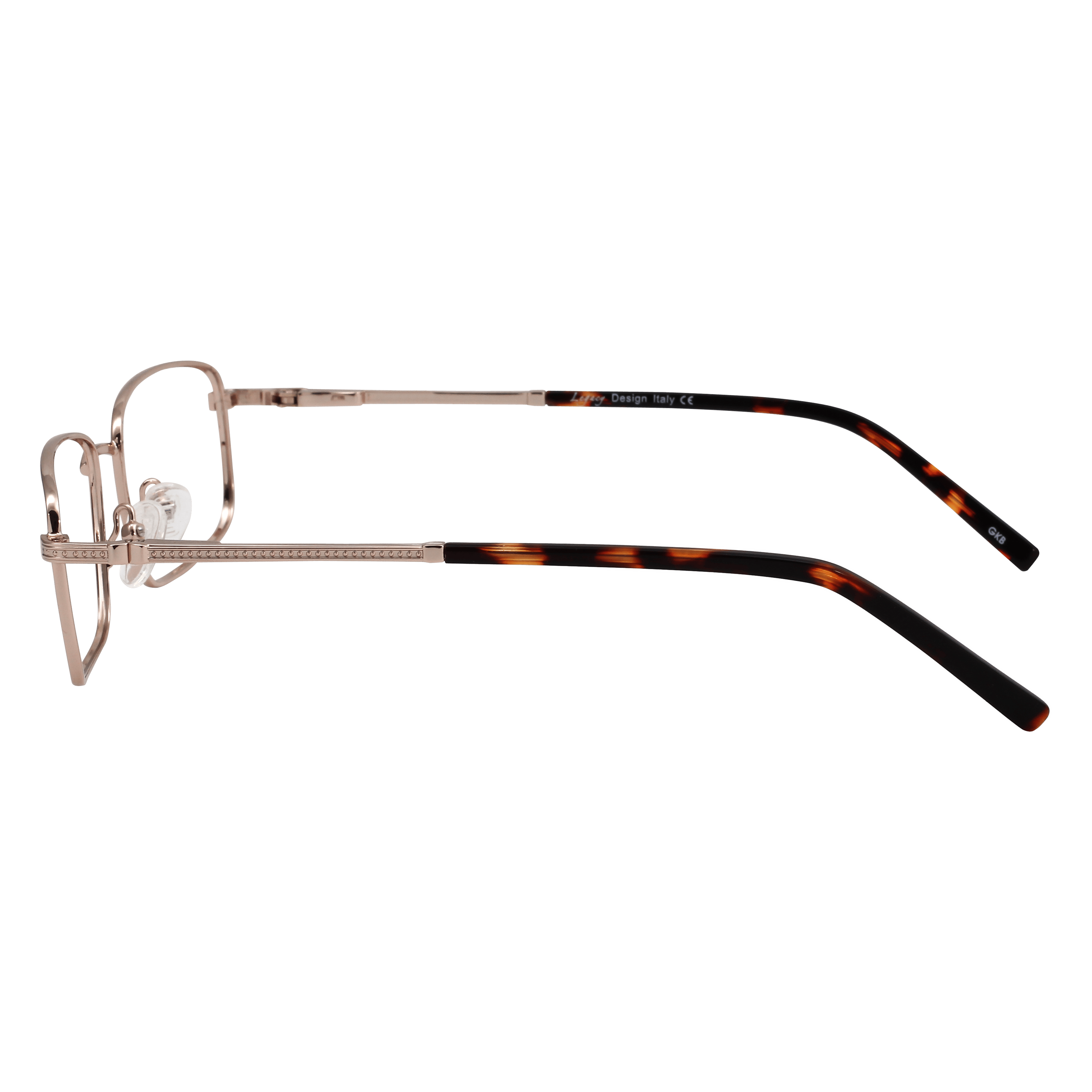 Inspira 0119K Frame Gold Male Full Metal Frame — Gold frame — view 3