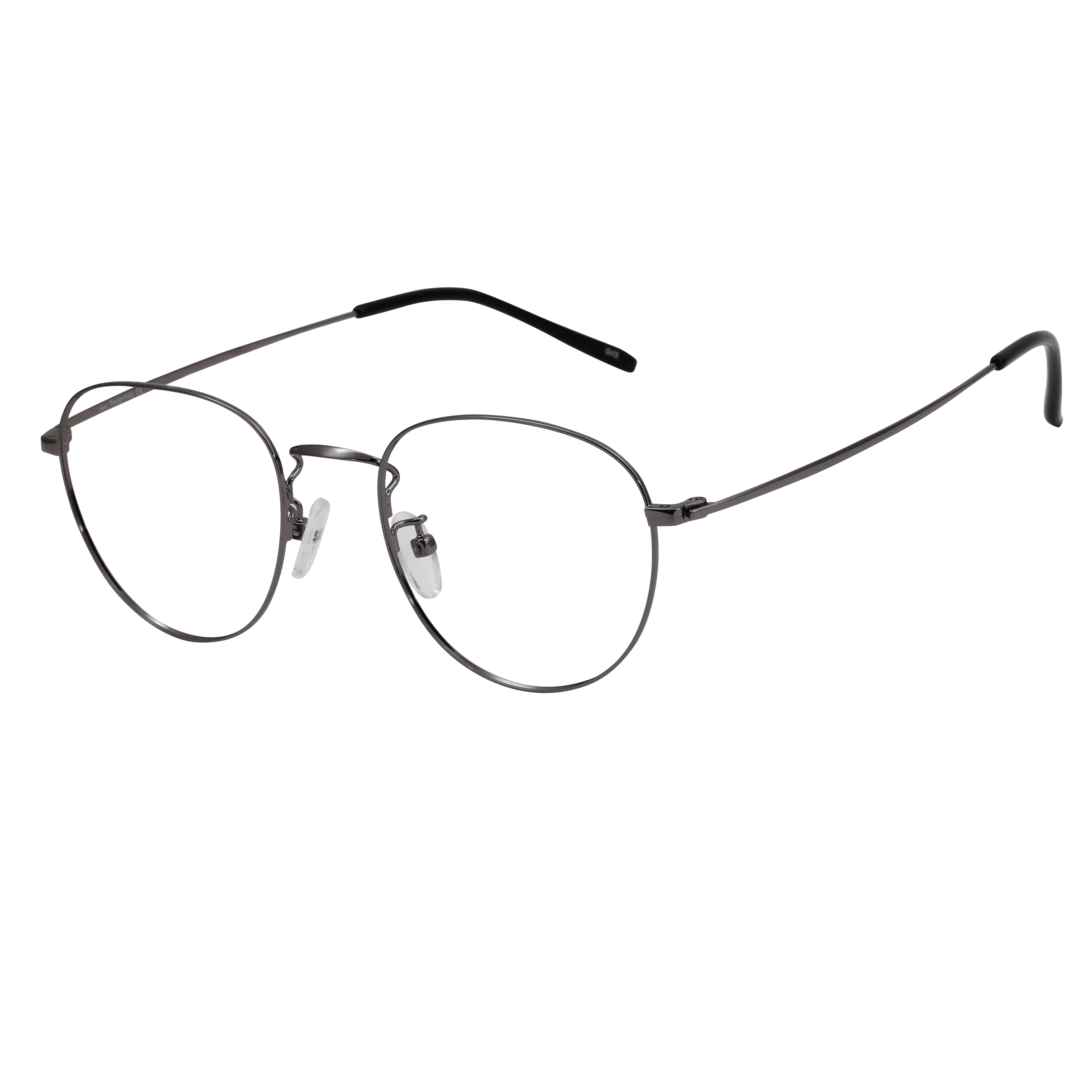 Inspira 0219K Frame Gun Metal Unisex Full Metal — Gold frame