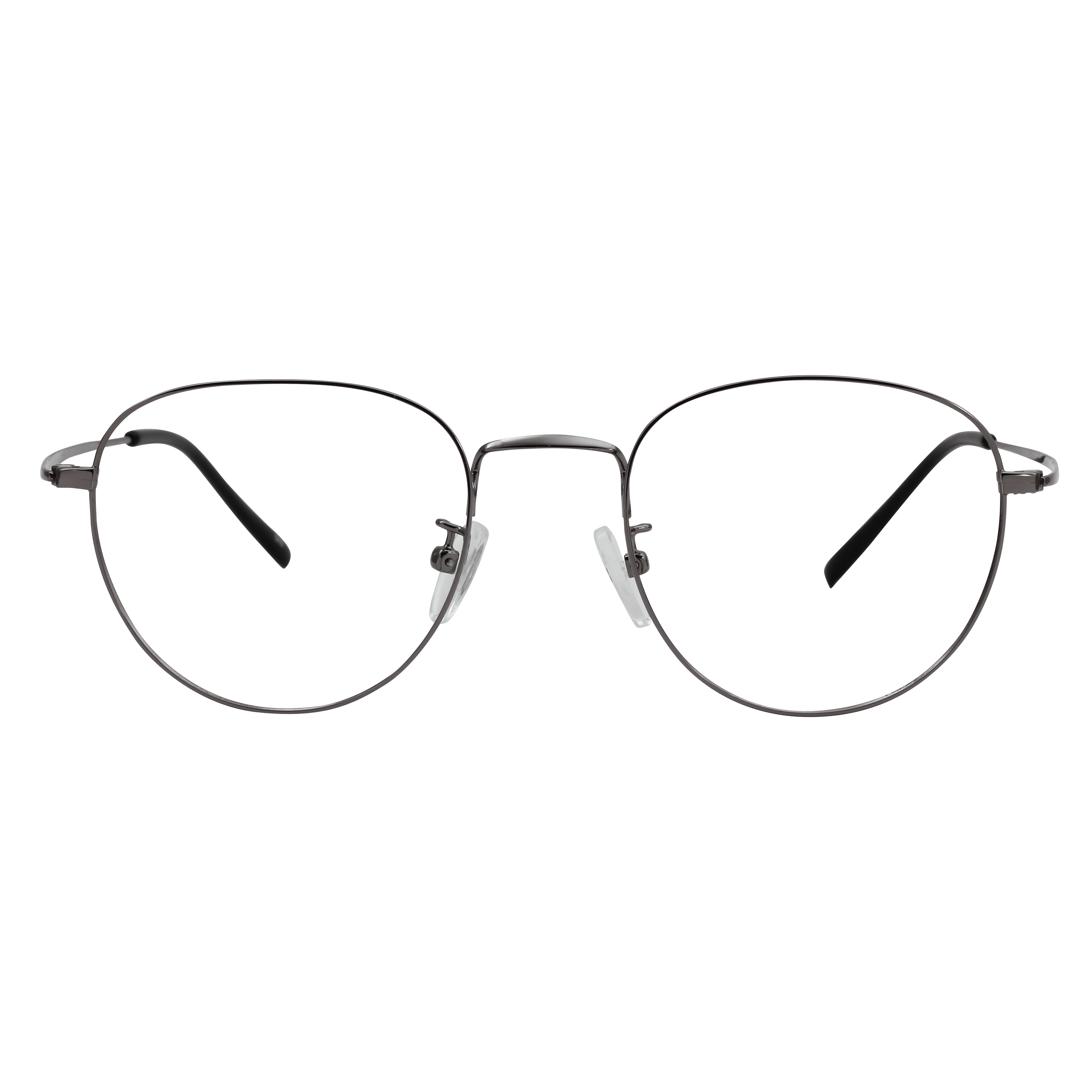 Inspira 0219K Frame Gun Metal Unisex Full Metal — Gold frame