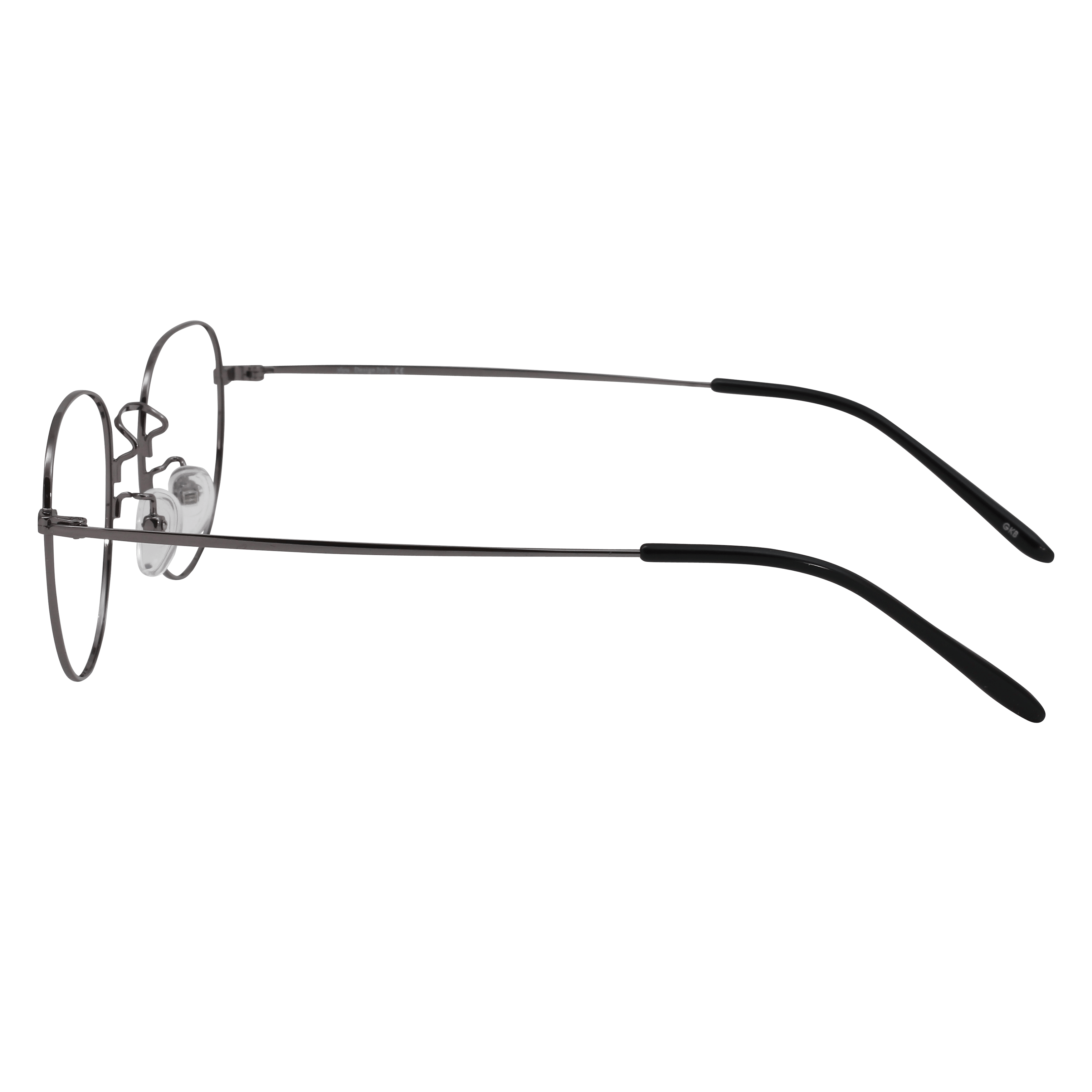 Inspira 0219K Frame Gun Metal Unisex Full Metal Frame — view 3
