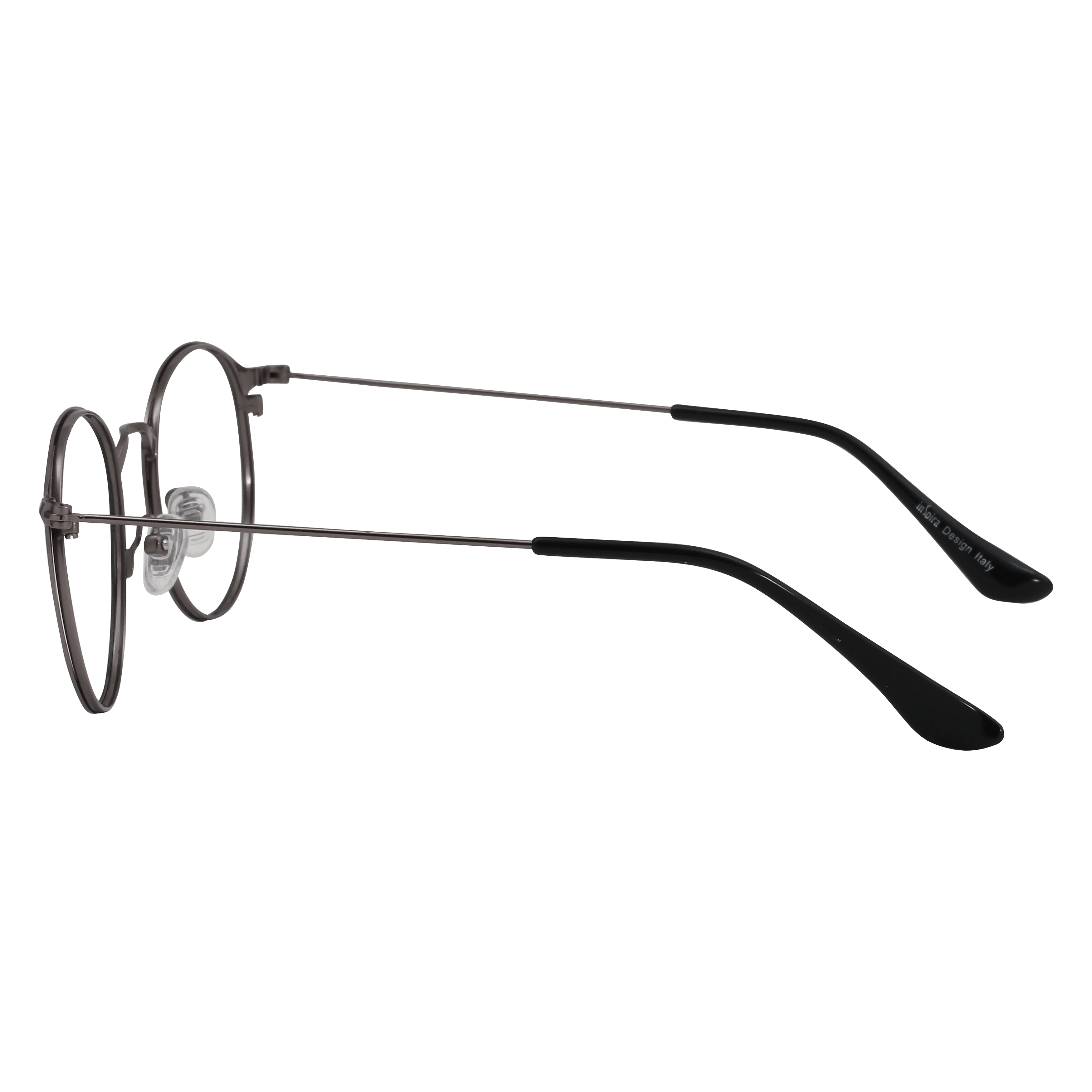 Inspira 4218AC Frame Black Unisex Full Metal Frame — Black frame — view 3