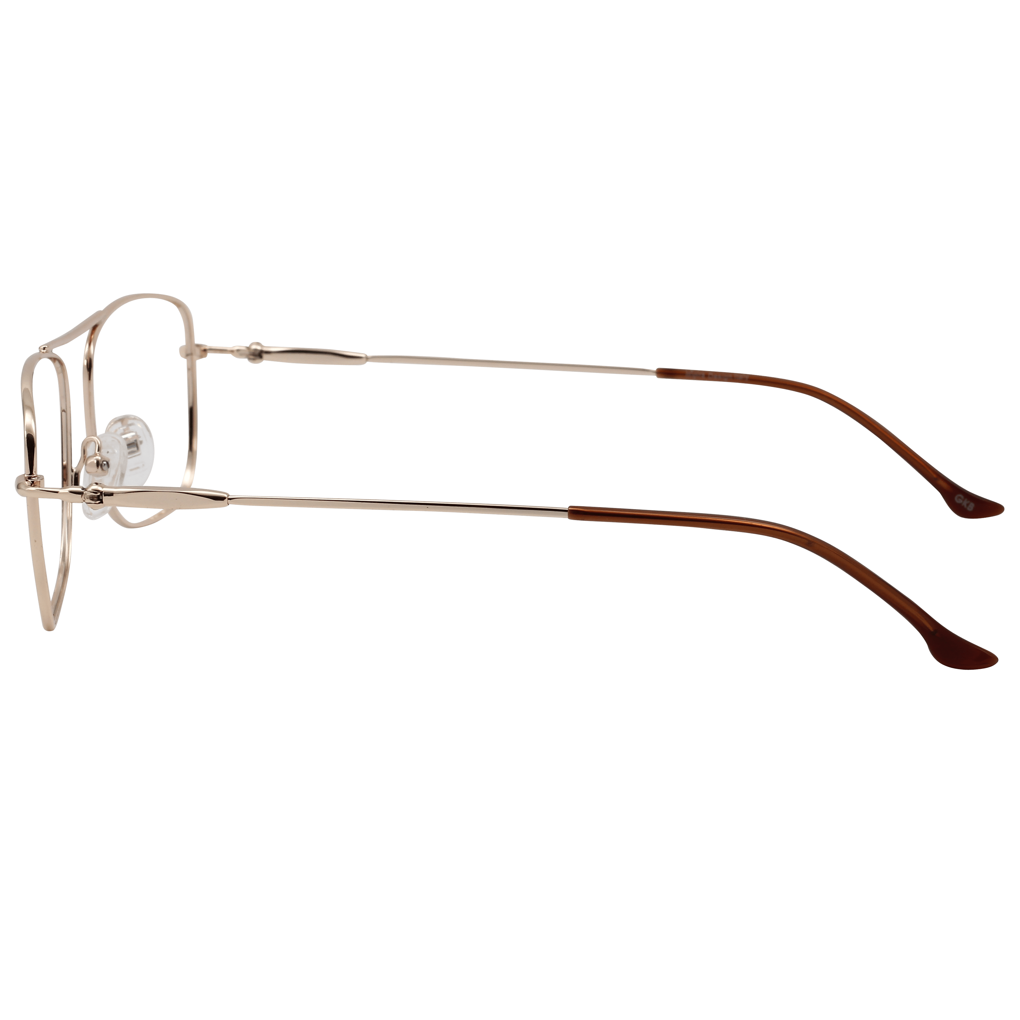 Inspira 6318R Frame Gold Male Full Metal Frame — Gold frame — view 3