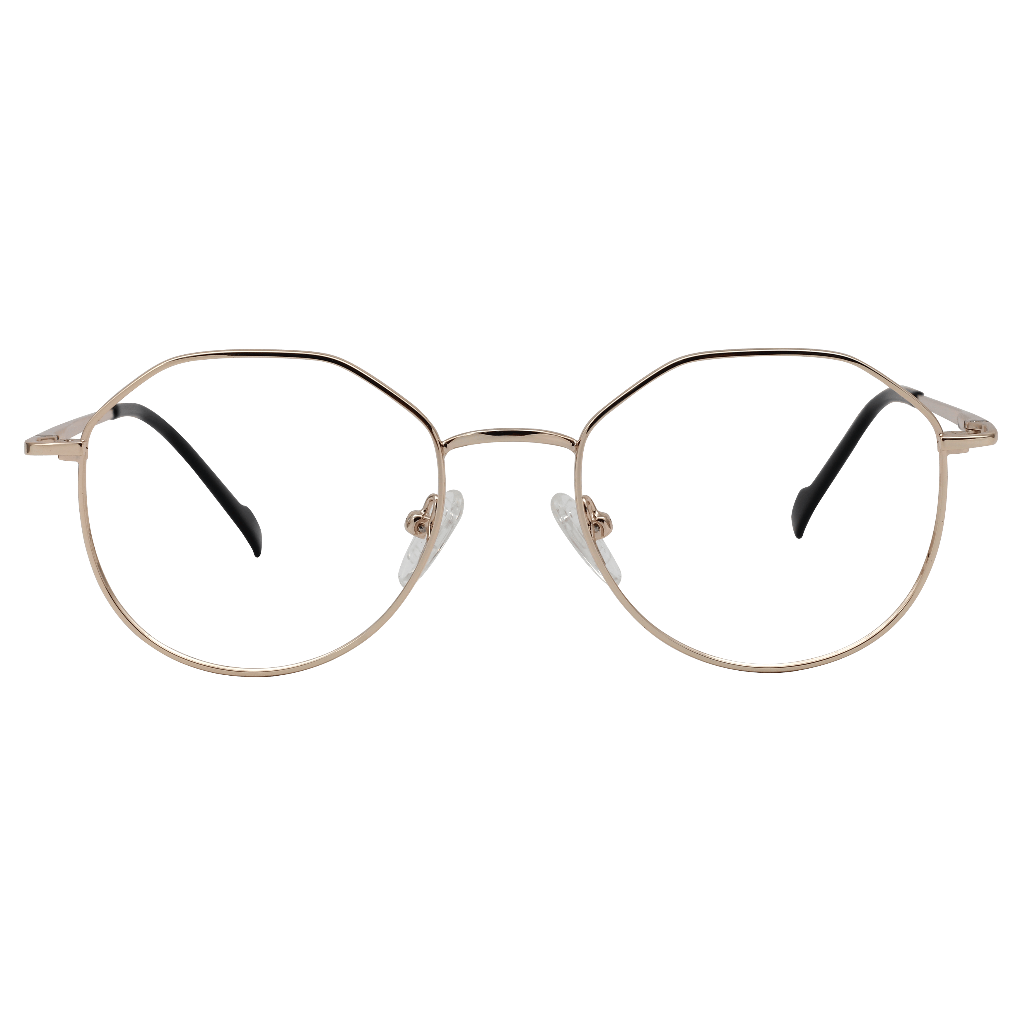 Inspira 6518R Frame Gold Unisex Full Metal Frame — Gold frame — view 2