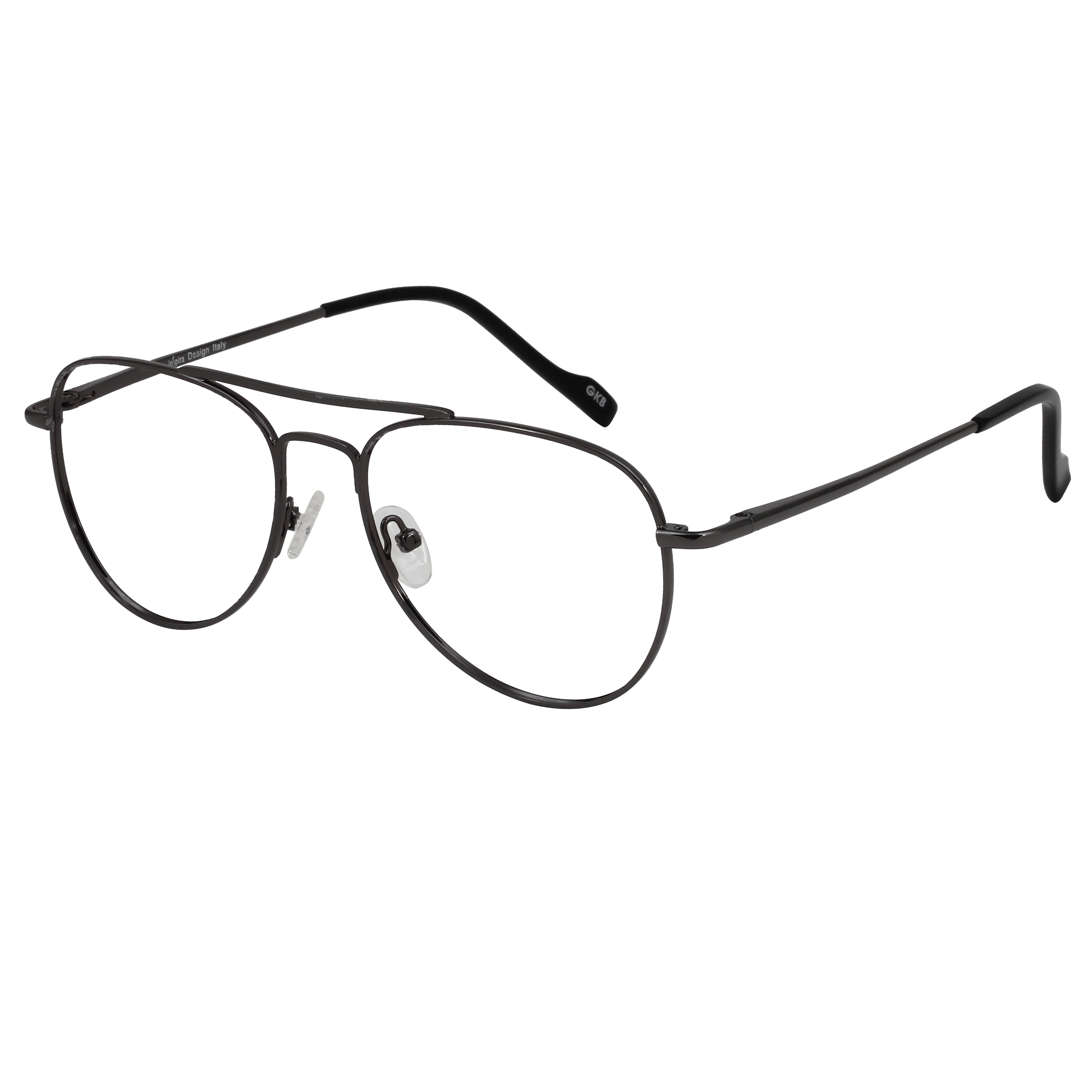 Inspira 6418R Frame Gun Metal Unisex Full Metal