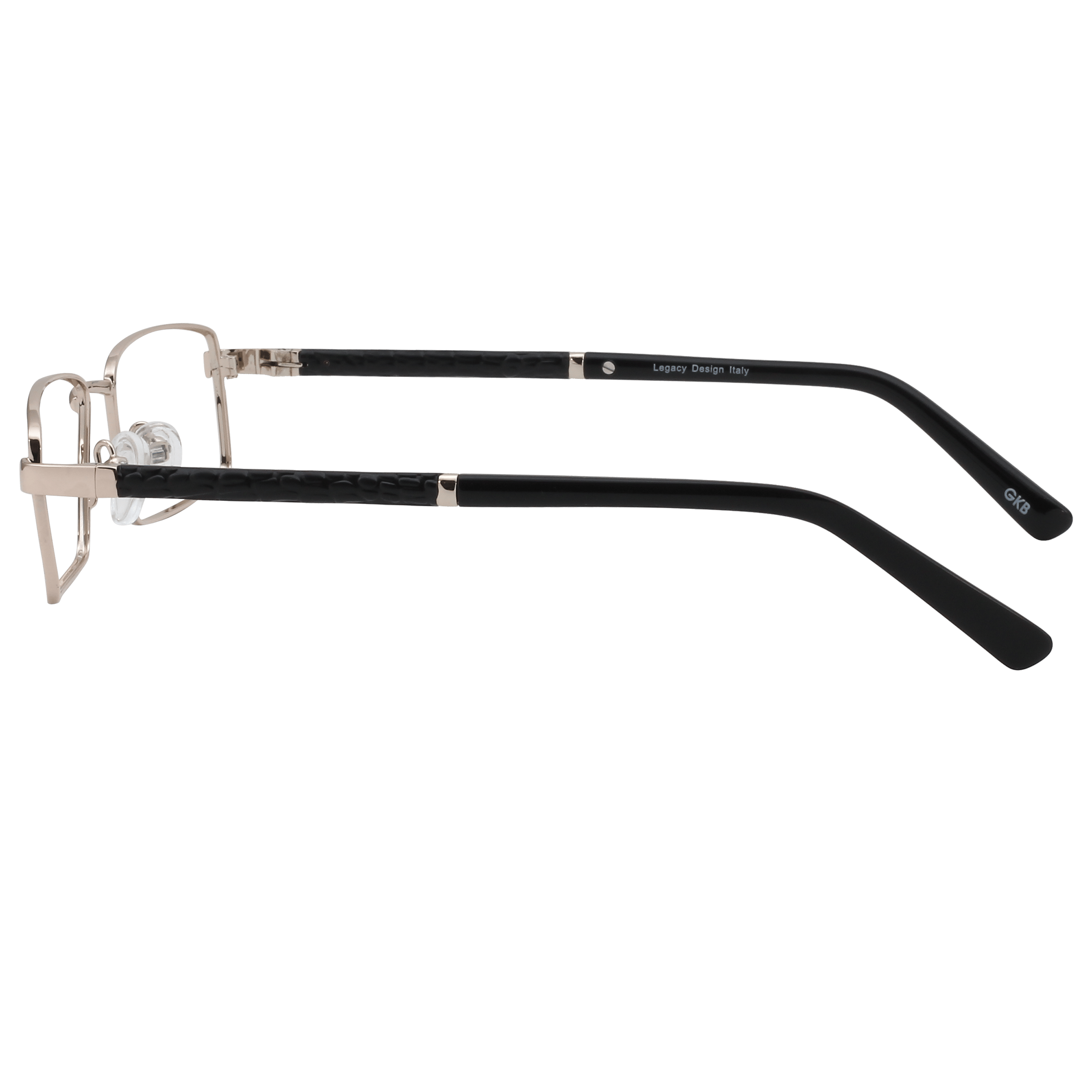 Inspira 4018HG Frame Gold Unisex Full Shell Frame — Gold frame — view 3