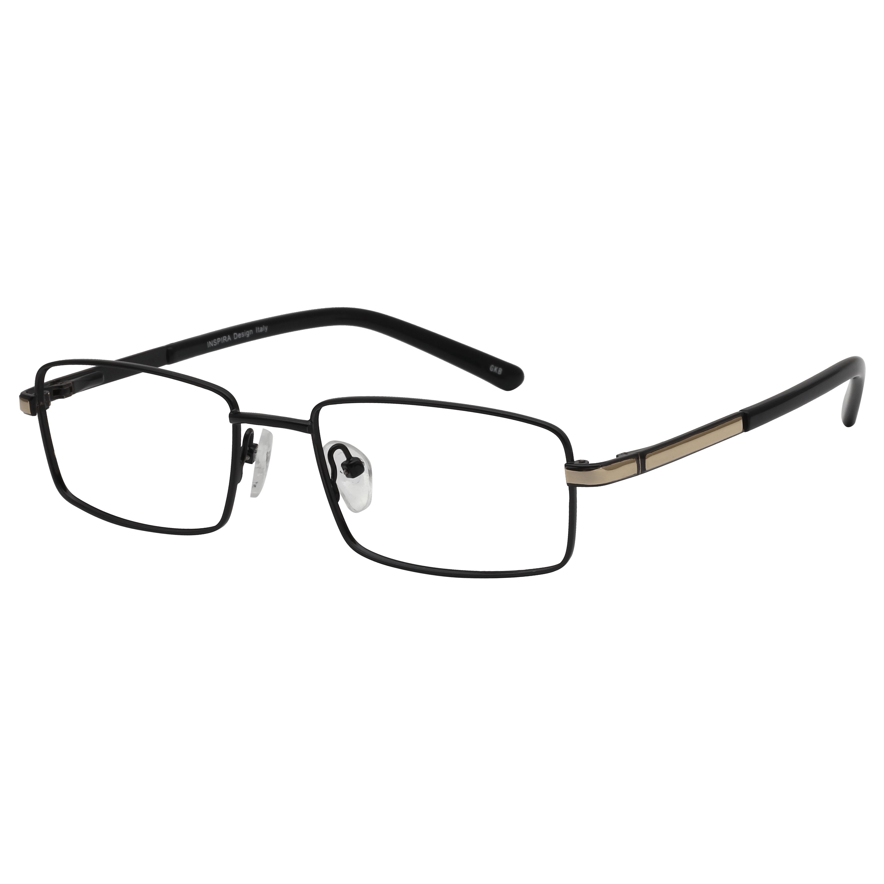 Inspira 1118D Frame Black Male Full Metal — Black frame