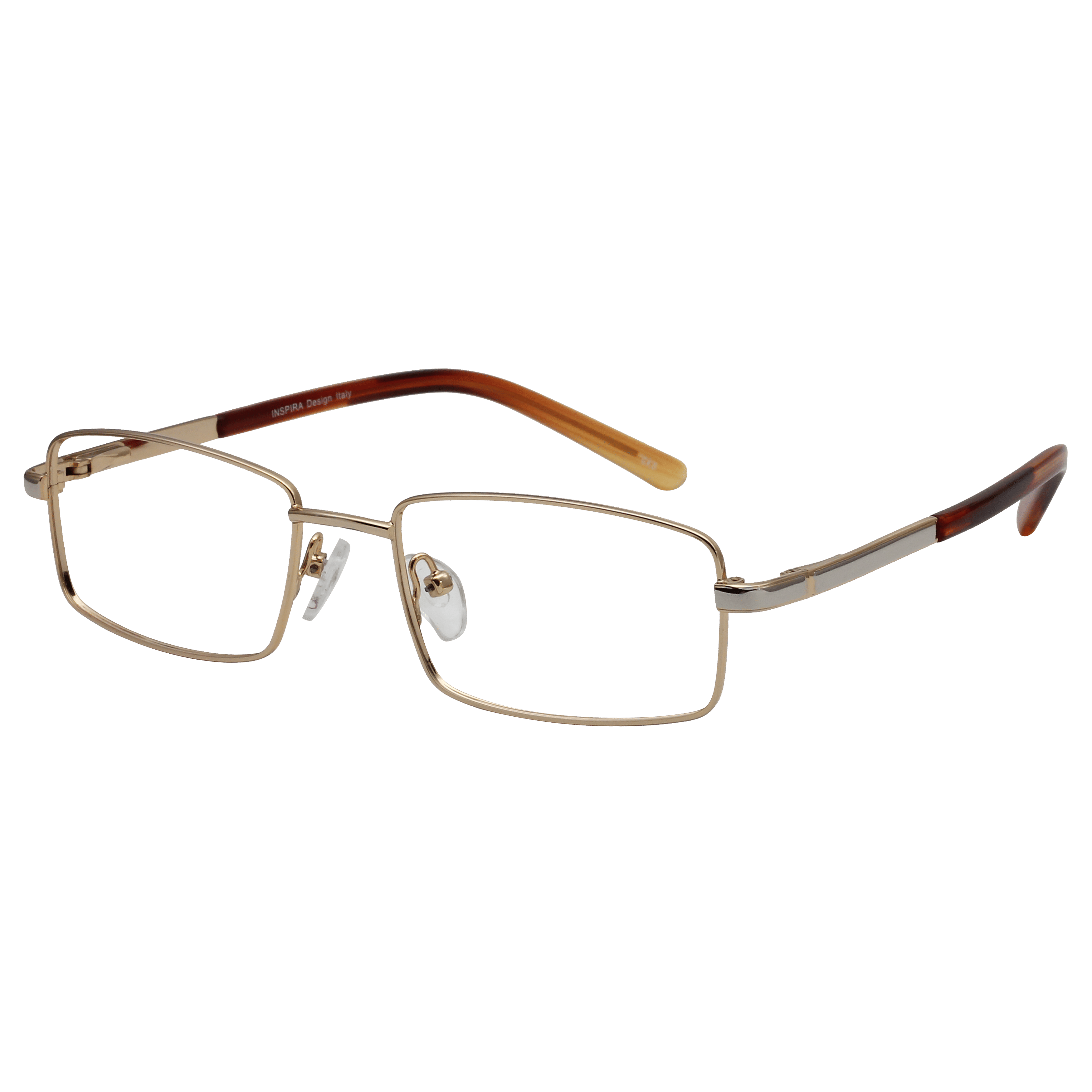 Inspira 1118D Frame Gold Male Full Metal — Gold frame