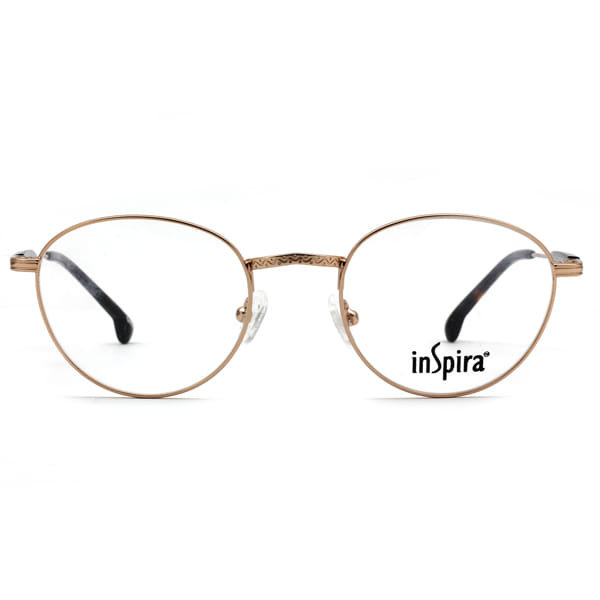 Inspira 2418FO Frame Gold Unisex Full Shell with Metal