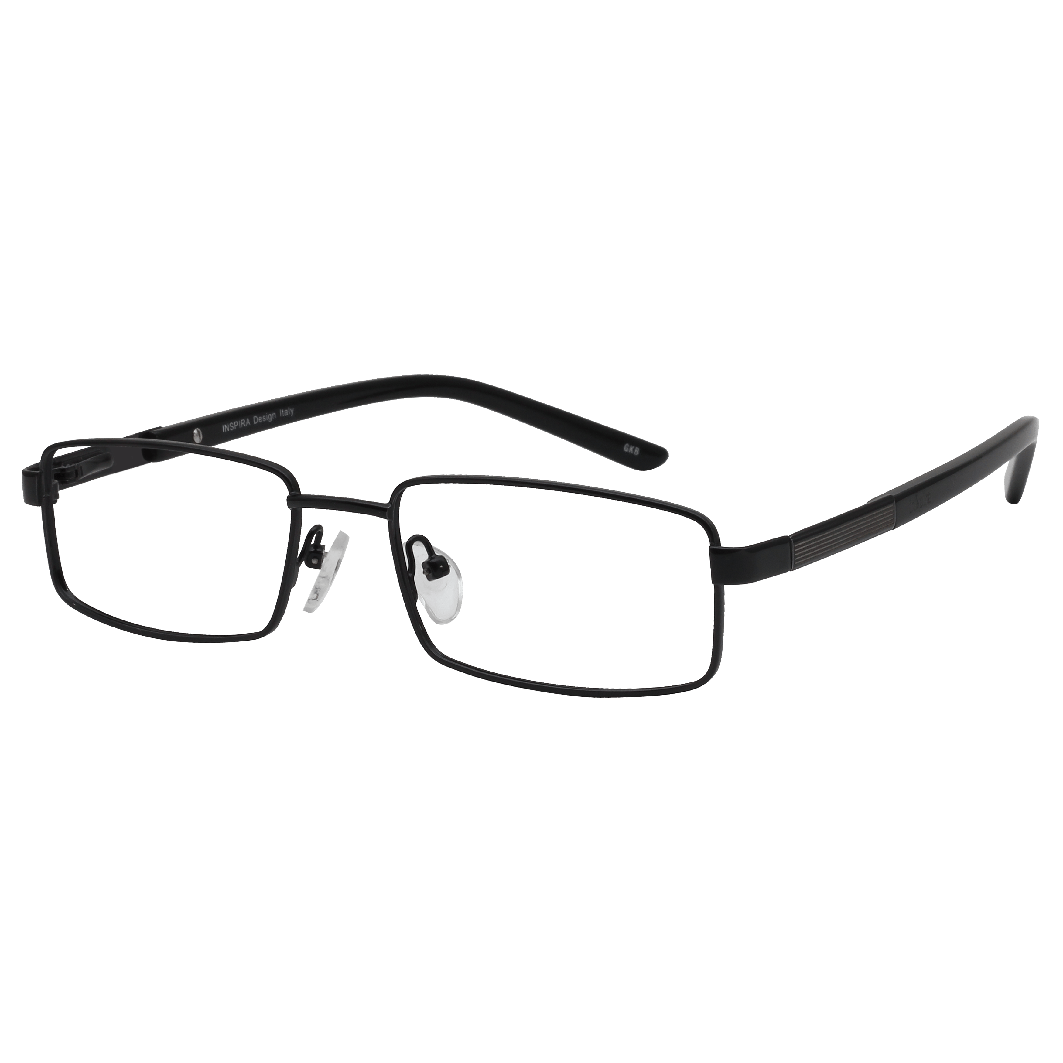 Inspira 1018D Frame Black Unisex Full Metal — Black frame