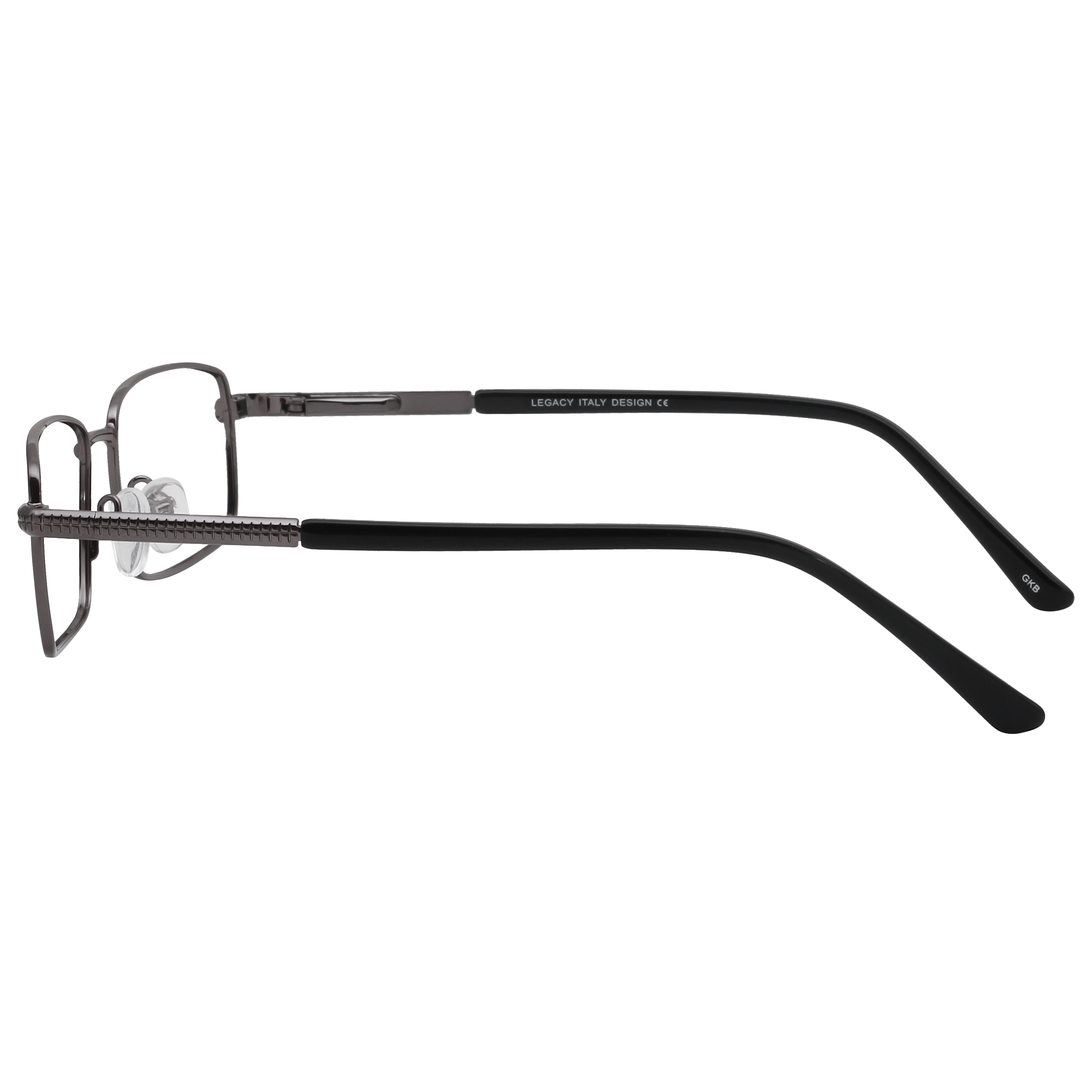 Inspira 8615N Frame Gun Metal Unisex Full Metal Frame — Gun Metal frame — view 3