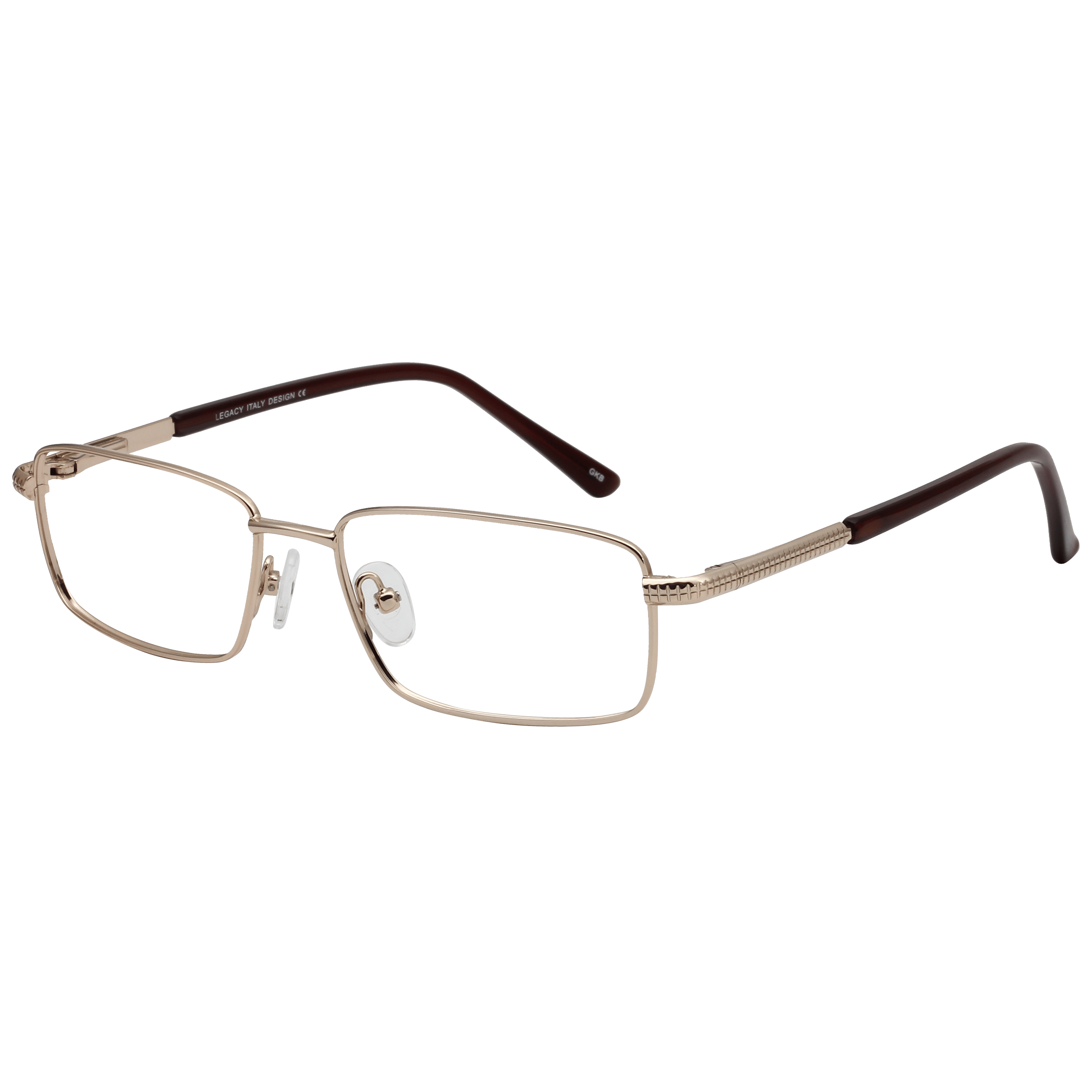Inspira 8615N Frame Gold Unisex Full Metal — Gold frame