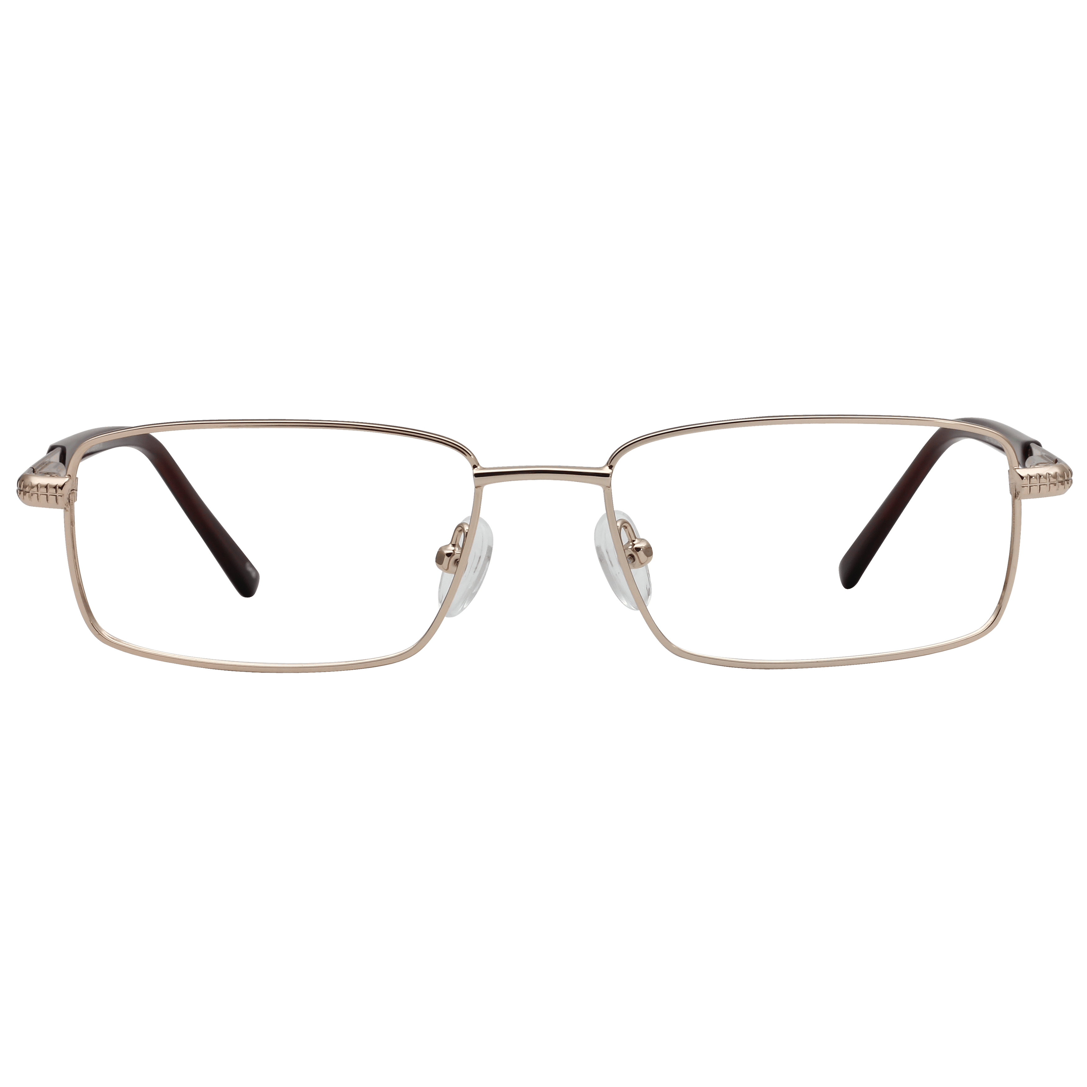 Inspira 8615N Frame Gold Unisex Full Metal Frame — Gold frame — view 2