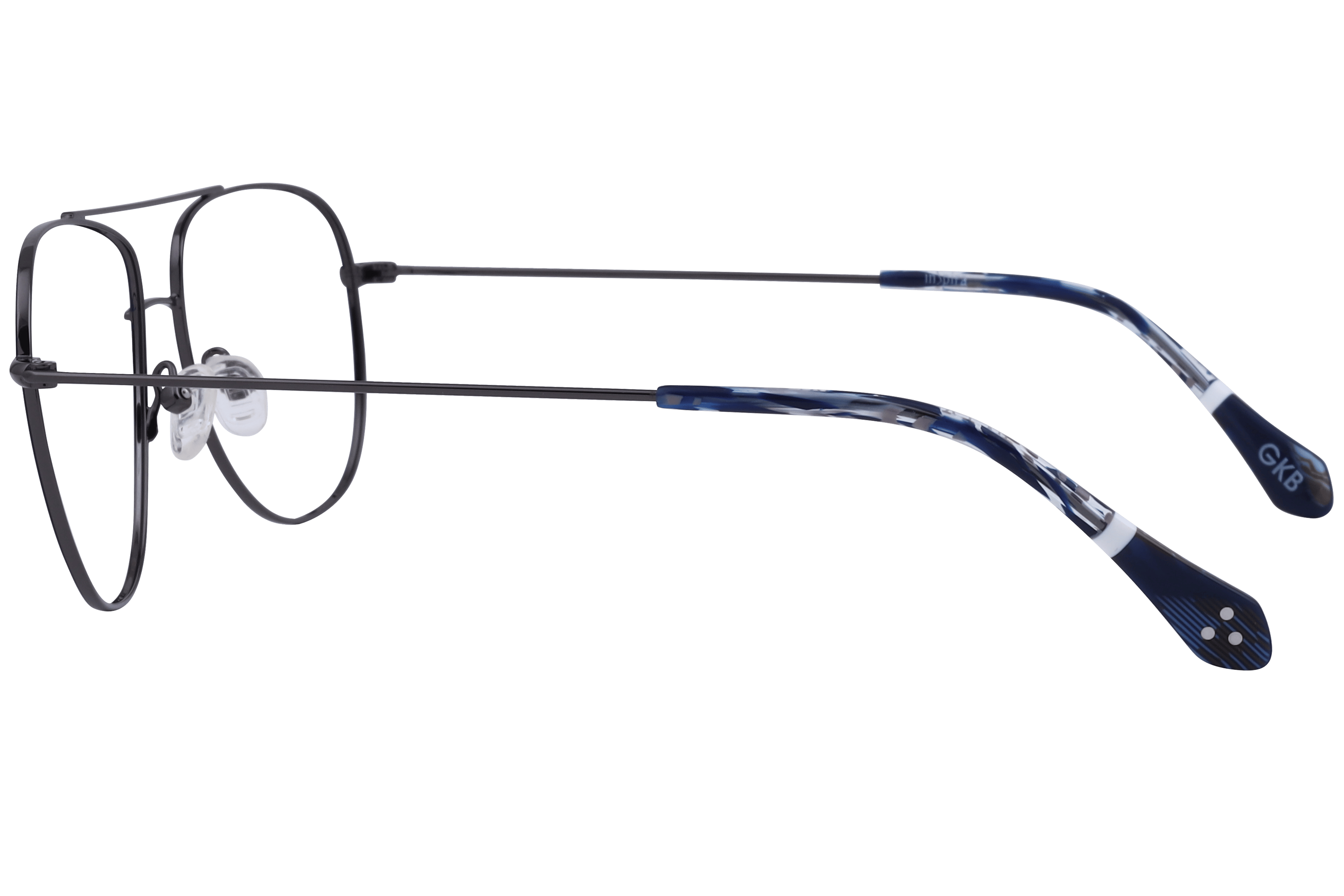Inspira 6553 Frame Blue Male Full Metal Frame — Blue frame — view 3