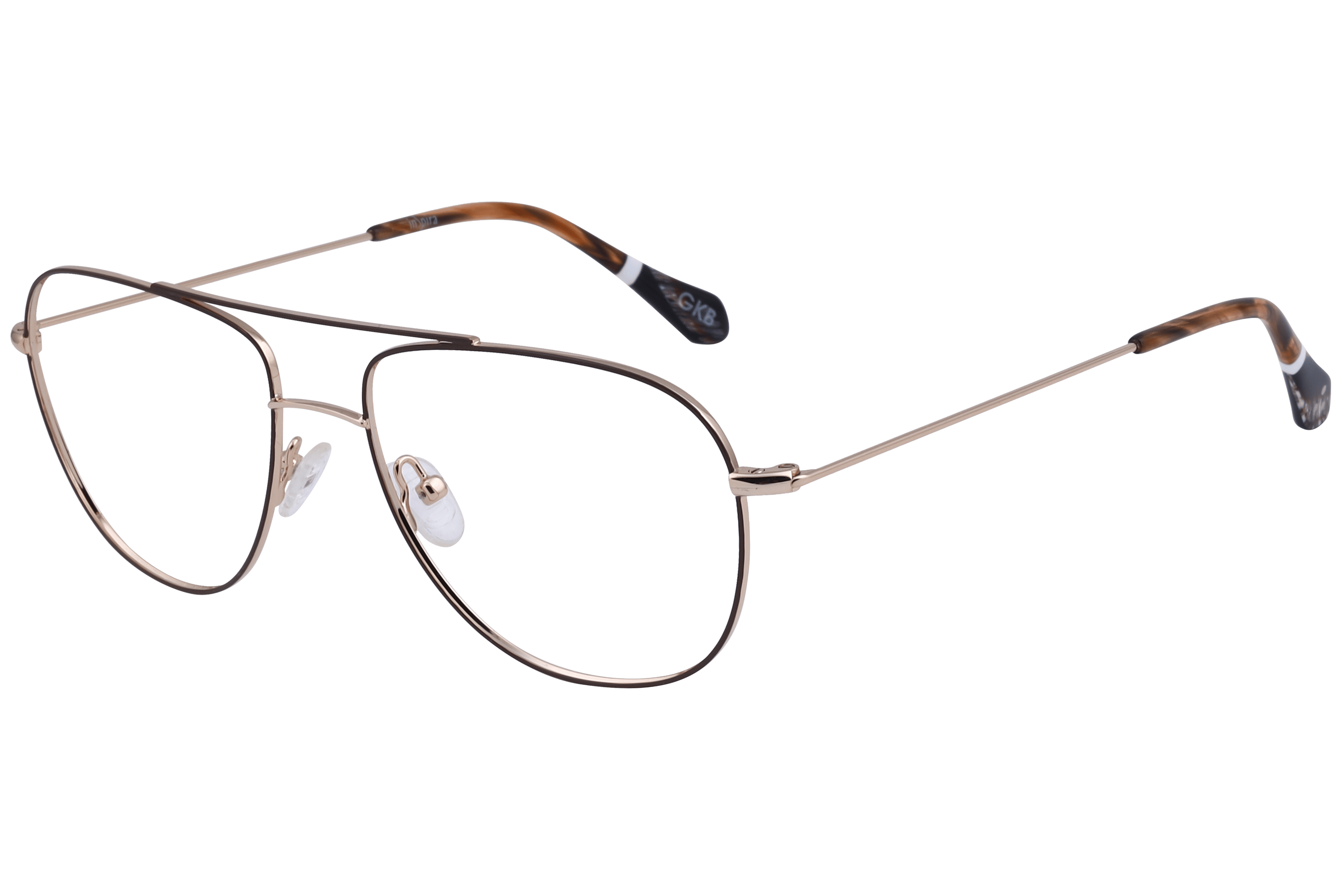 Inspira 6553 Frame Brown Male Full Metal — Brown frame