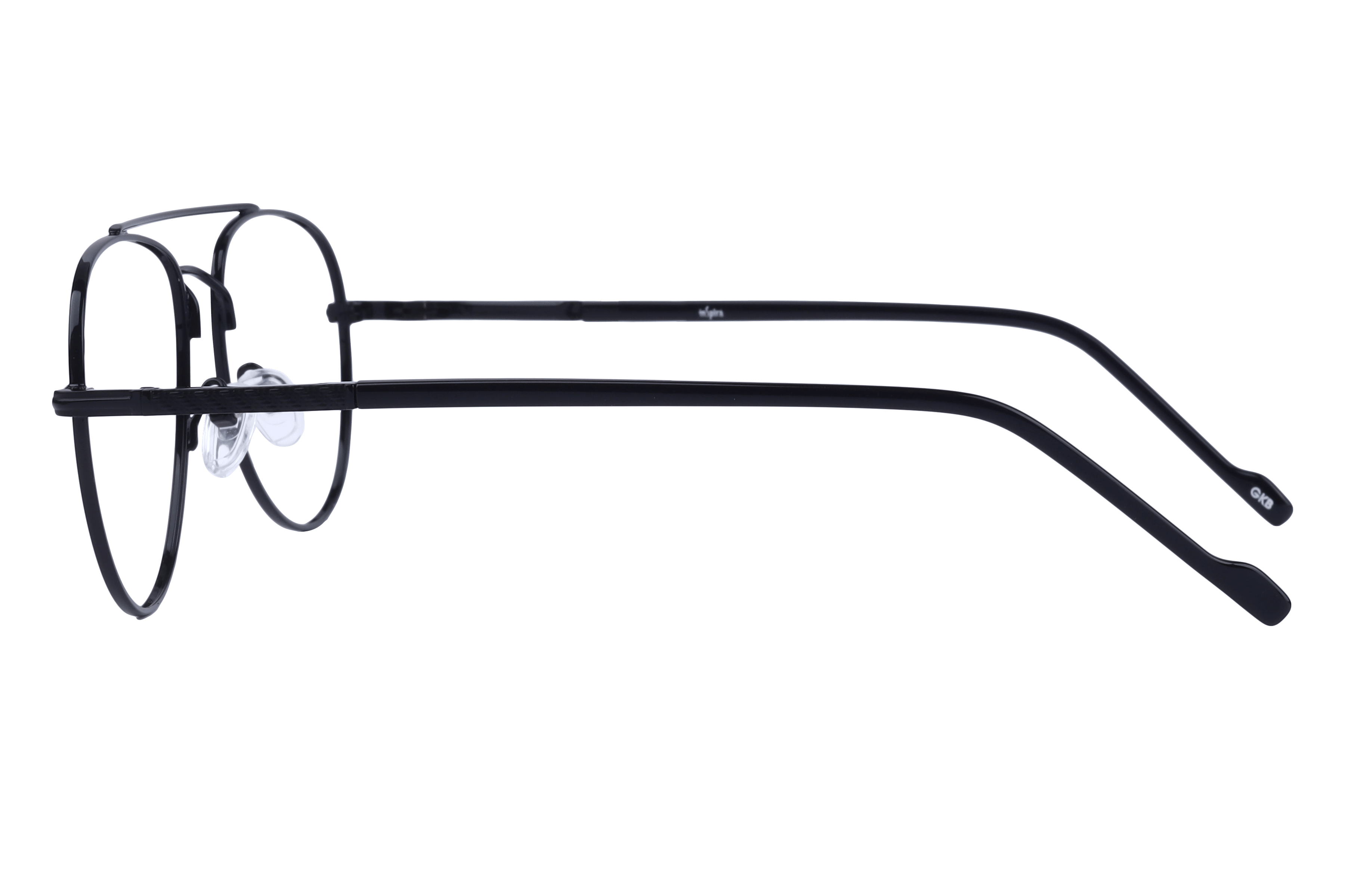 Inspira 5219 Frame Black Male Full Metal Frame — Black frame — view 3