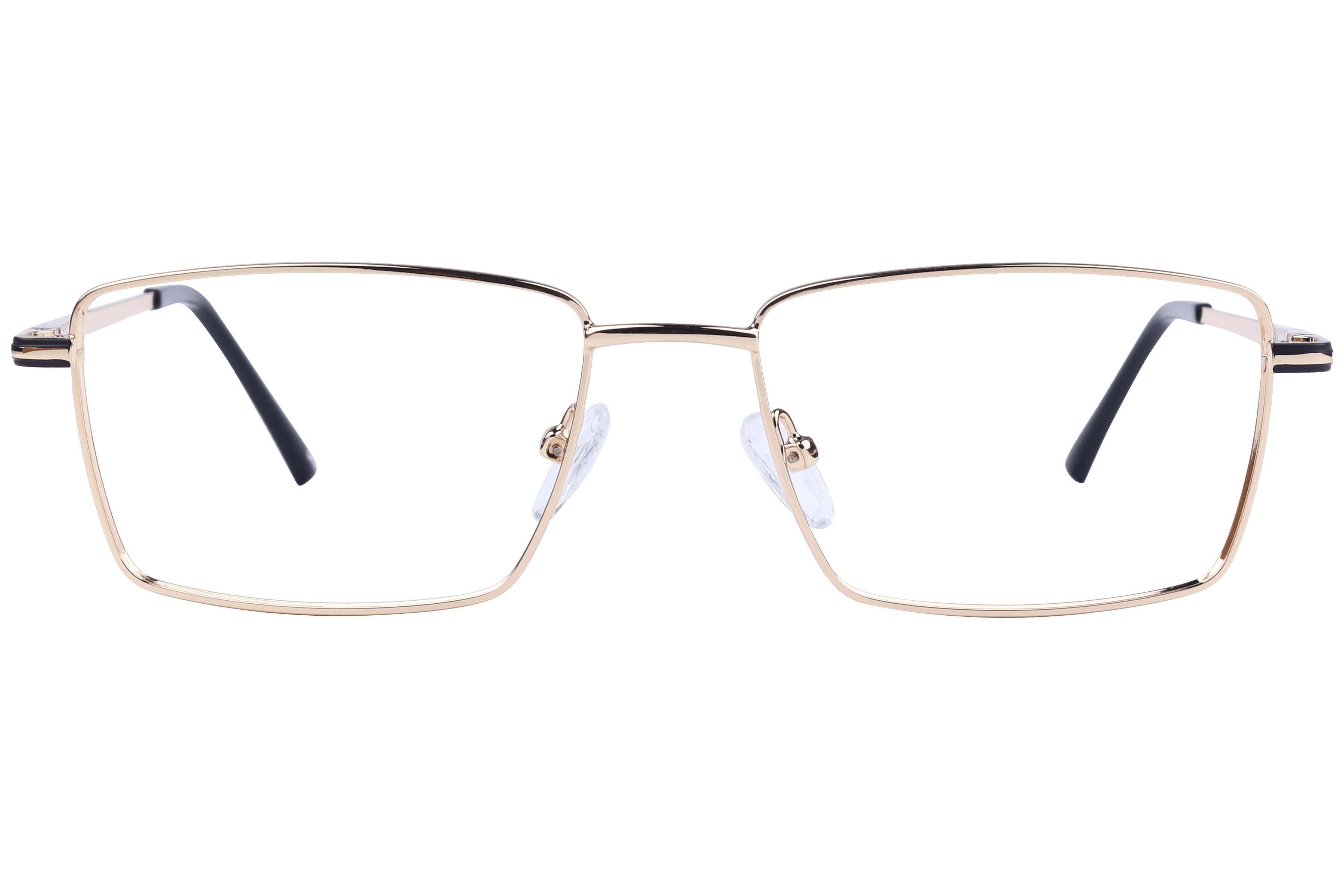 Inspira 1921 Frame Gold Male Full Metal Frame — Gold frame — view 2