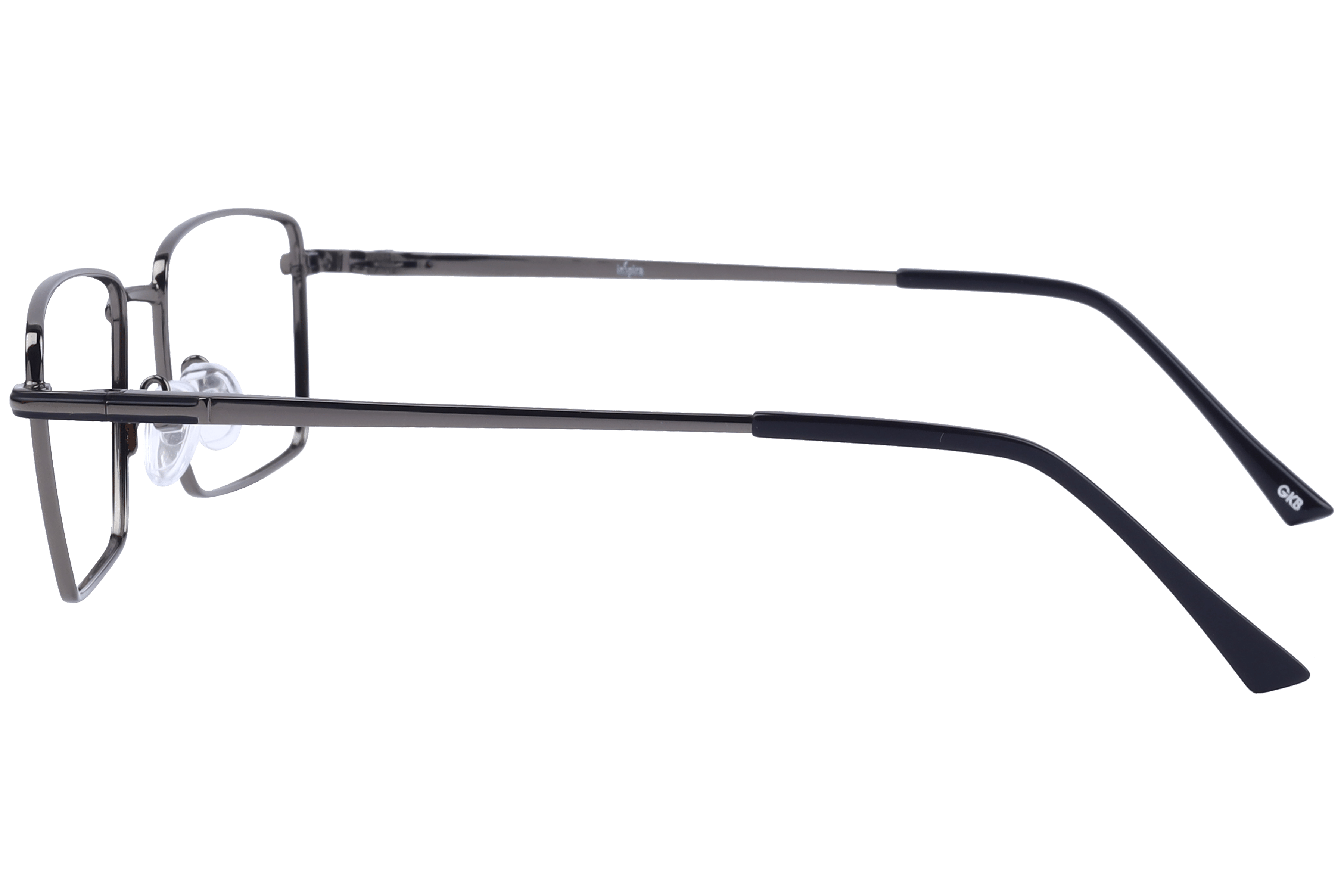 Inspira 1921 Frame Gun Metal Male Full Metal Frame — Gun Metal frame — view 3