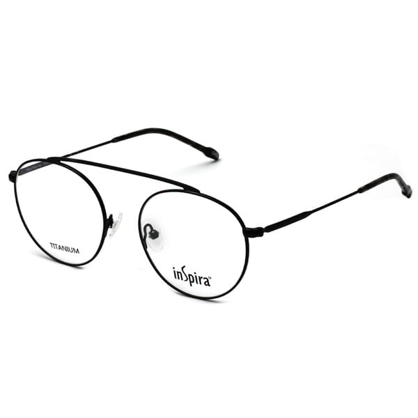 Inspira 2618FO Frame Black Male Full Metal — Black frame