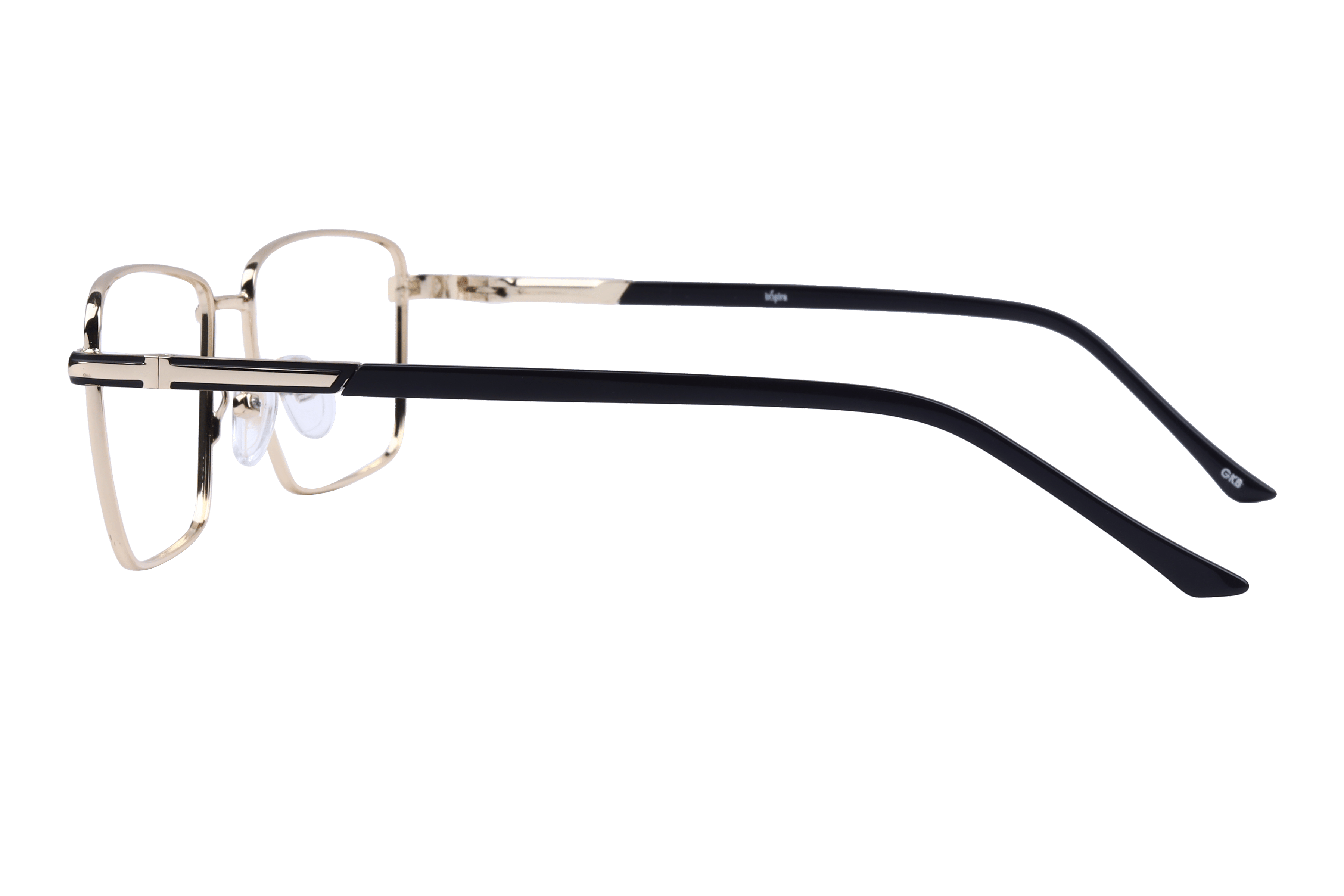Inspira 17230-DW Frame Gold Male Full Metal Frame — Gold frame — view 3