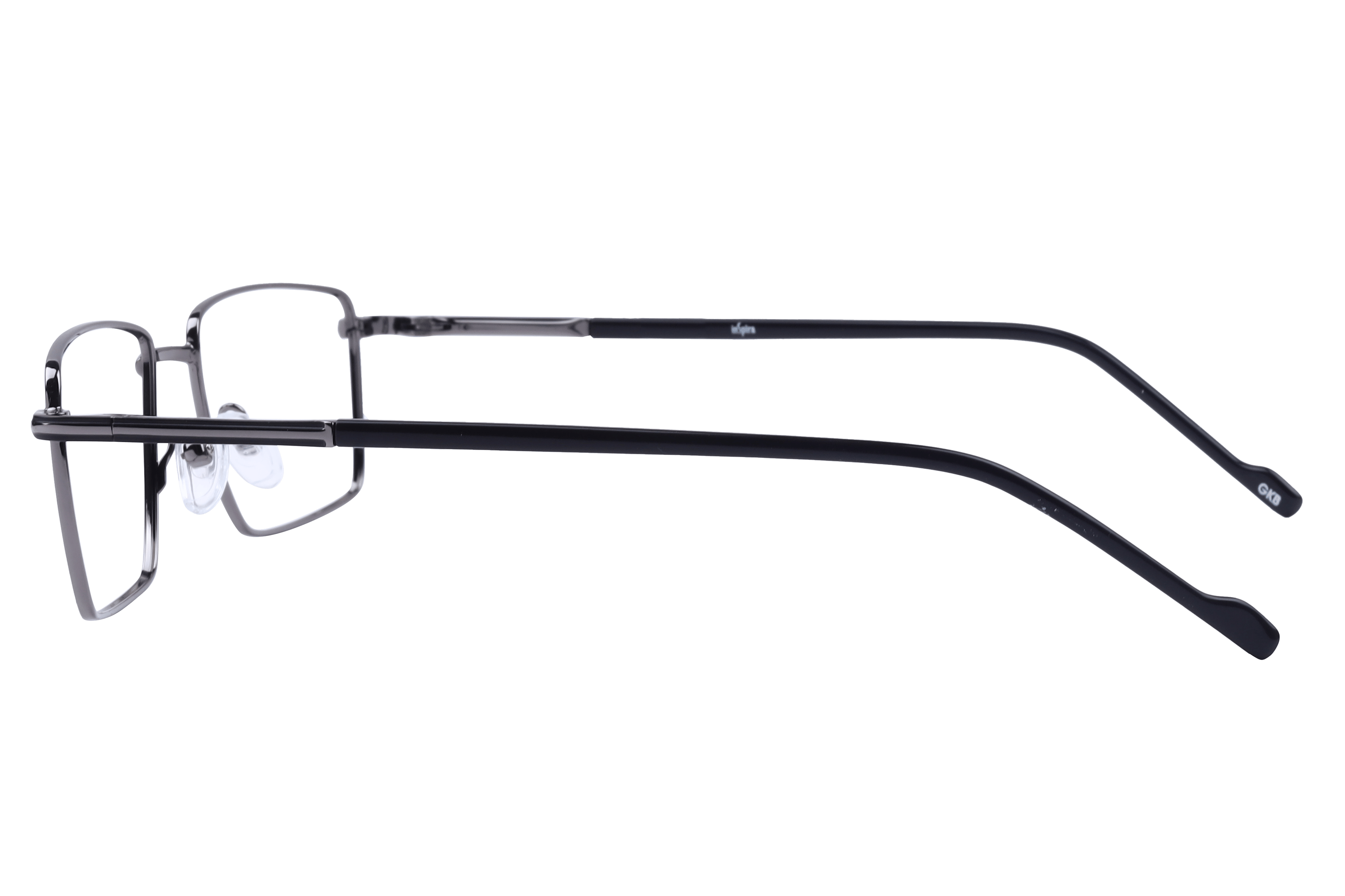 Inspira 17232-DW Frame Gun Metal Unisex Full Metal Frame — view 3