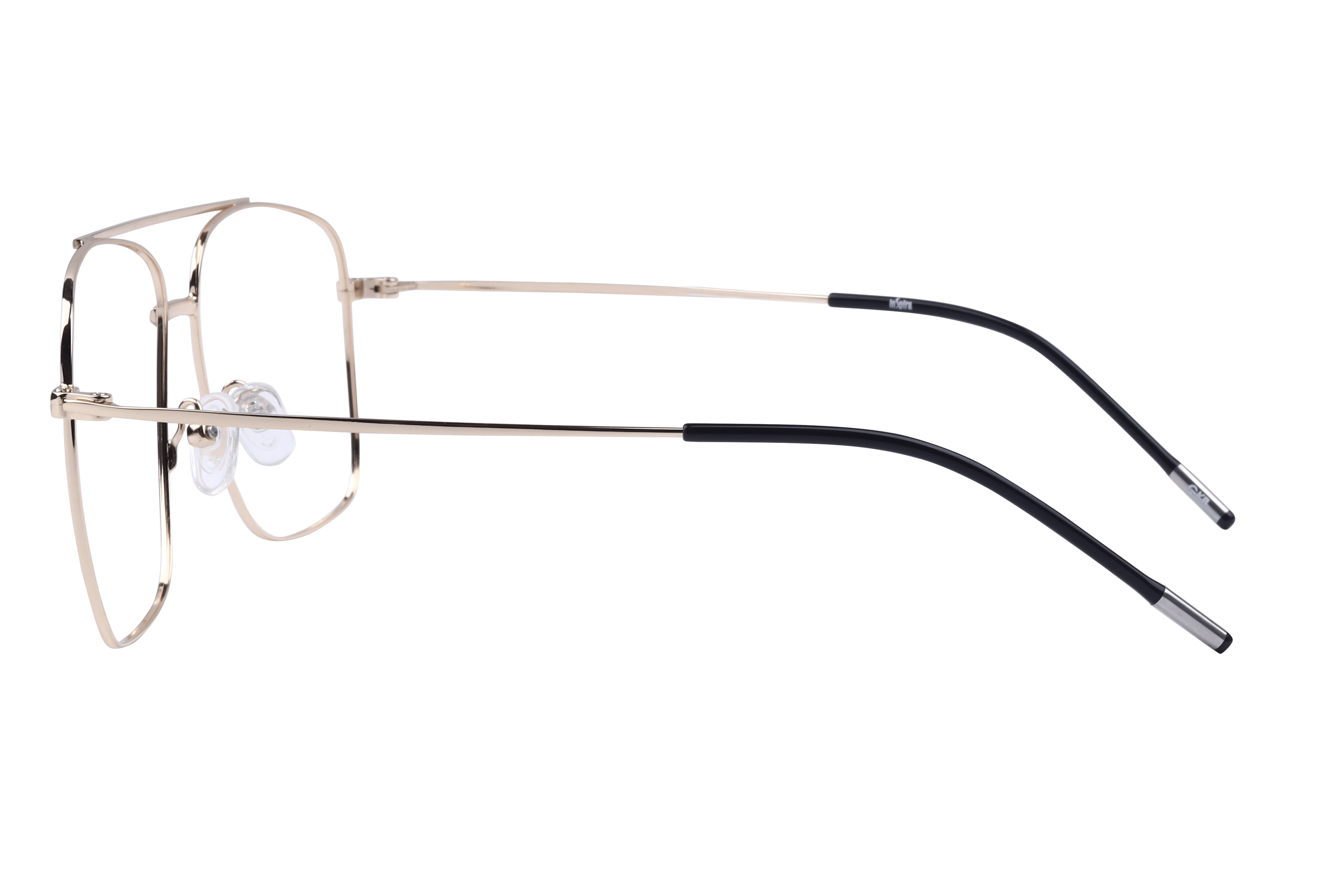 Inspira SL-720 Frame Gold Male Full Metal Frame — Gold frame — view 3