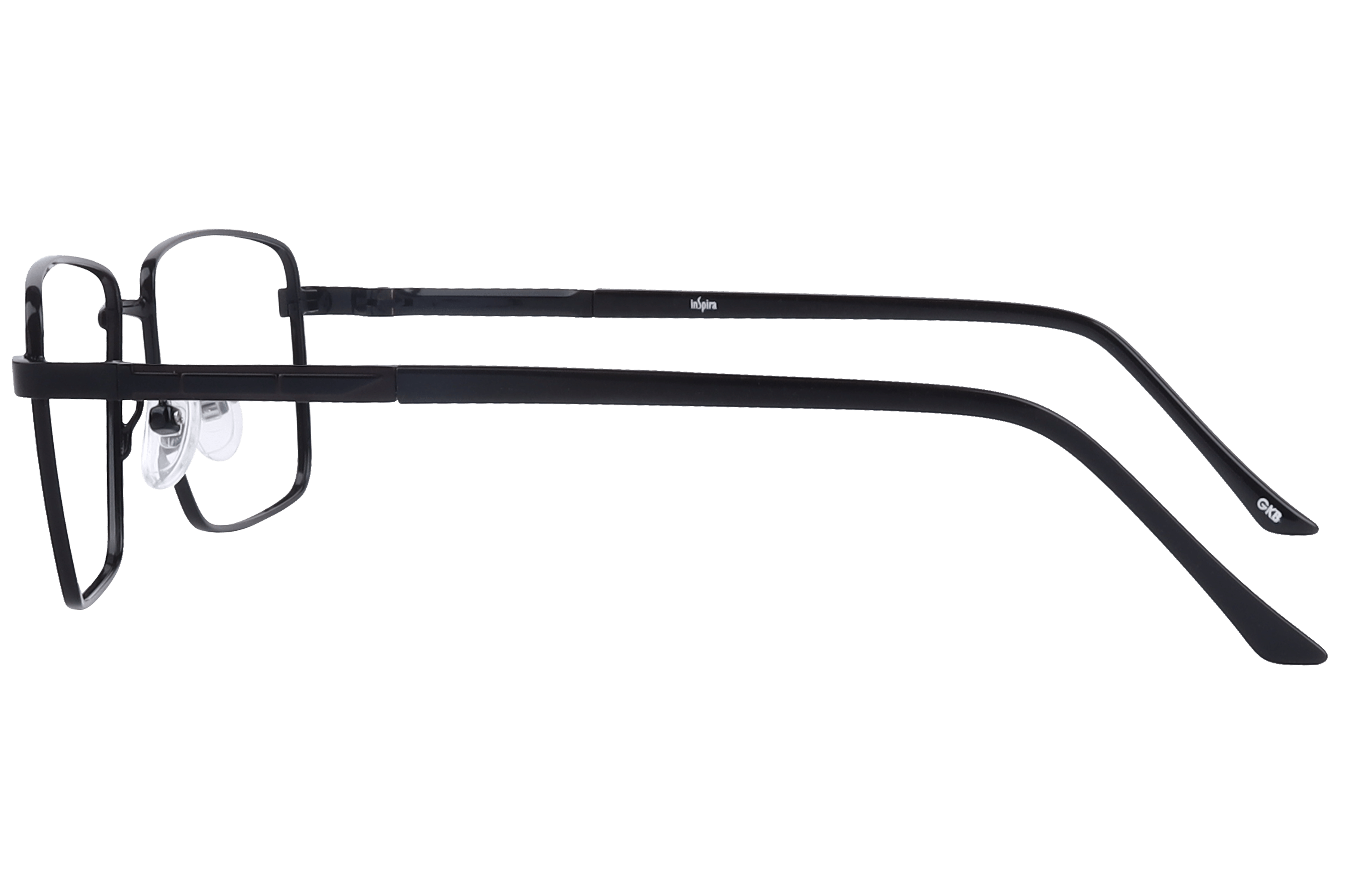 Inspira 17311-CY Frame Black Male Full Metal Frame — Black frame — view 3