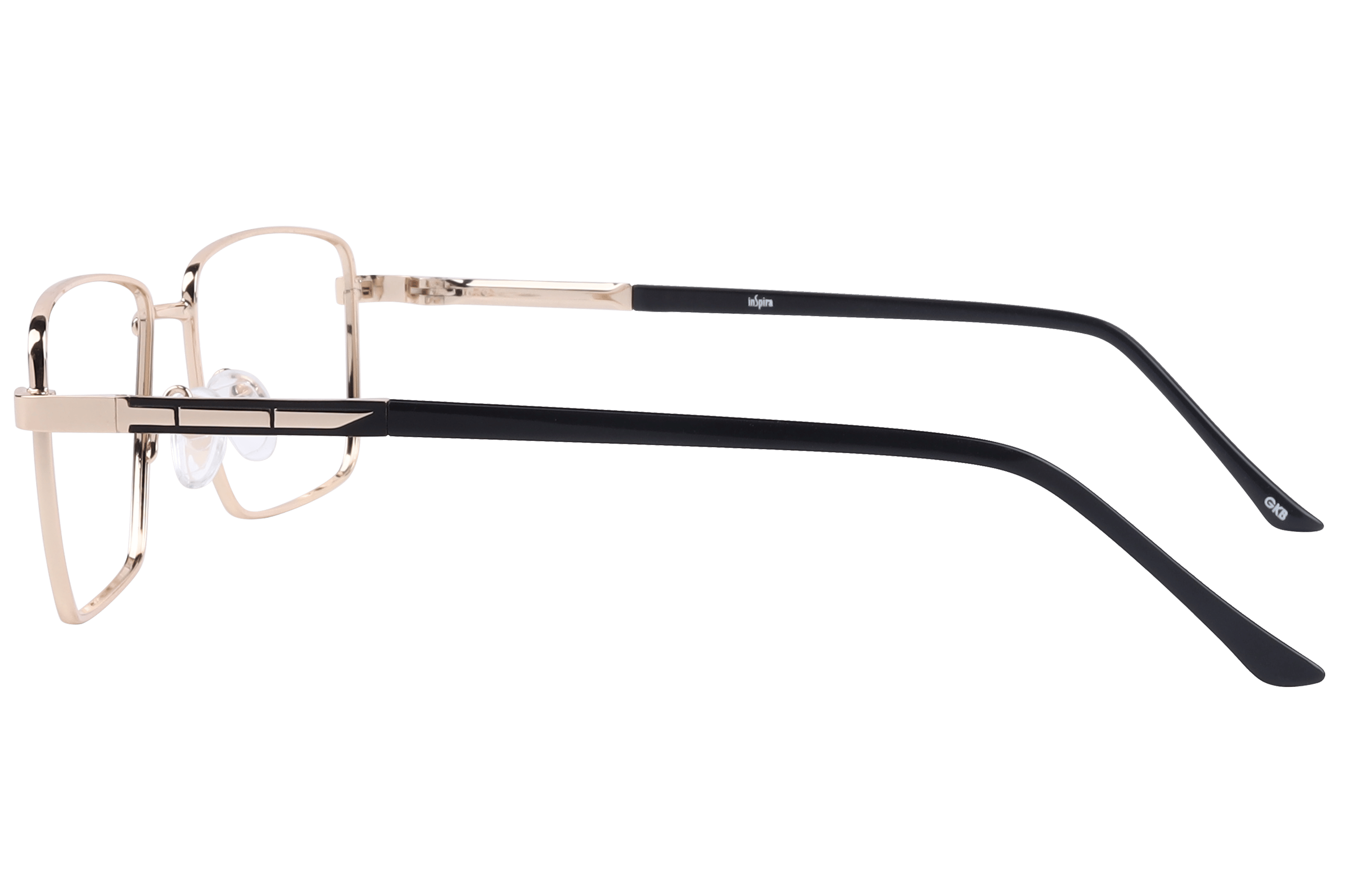 Inspira 17311-CY Frame Gold Male Full Metal Frame — Gold frame — view 3