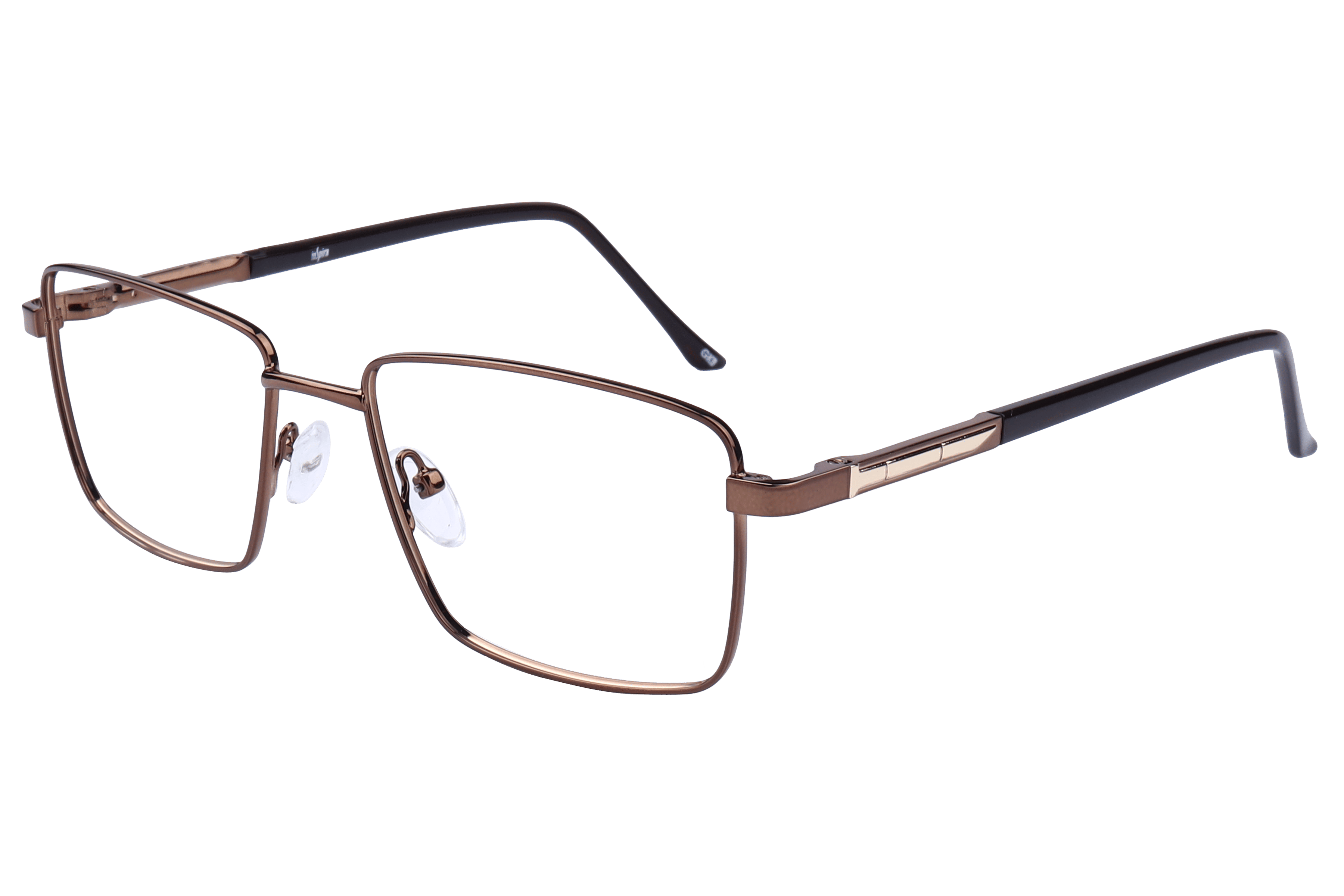 Inspira 17238-DW Frame Brown Male Full Metal — Brown frame