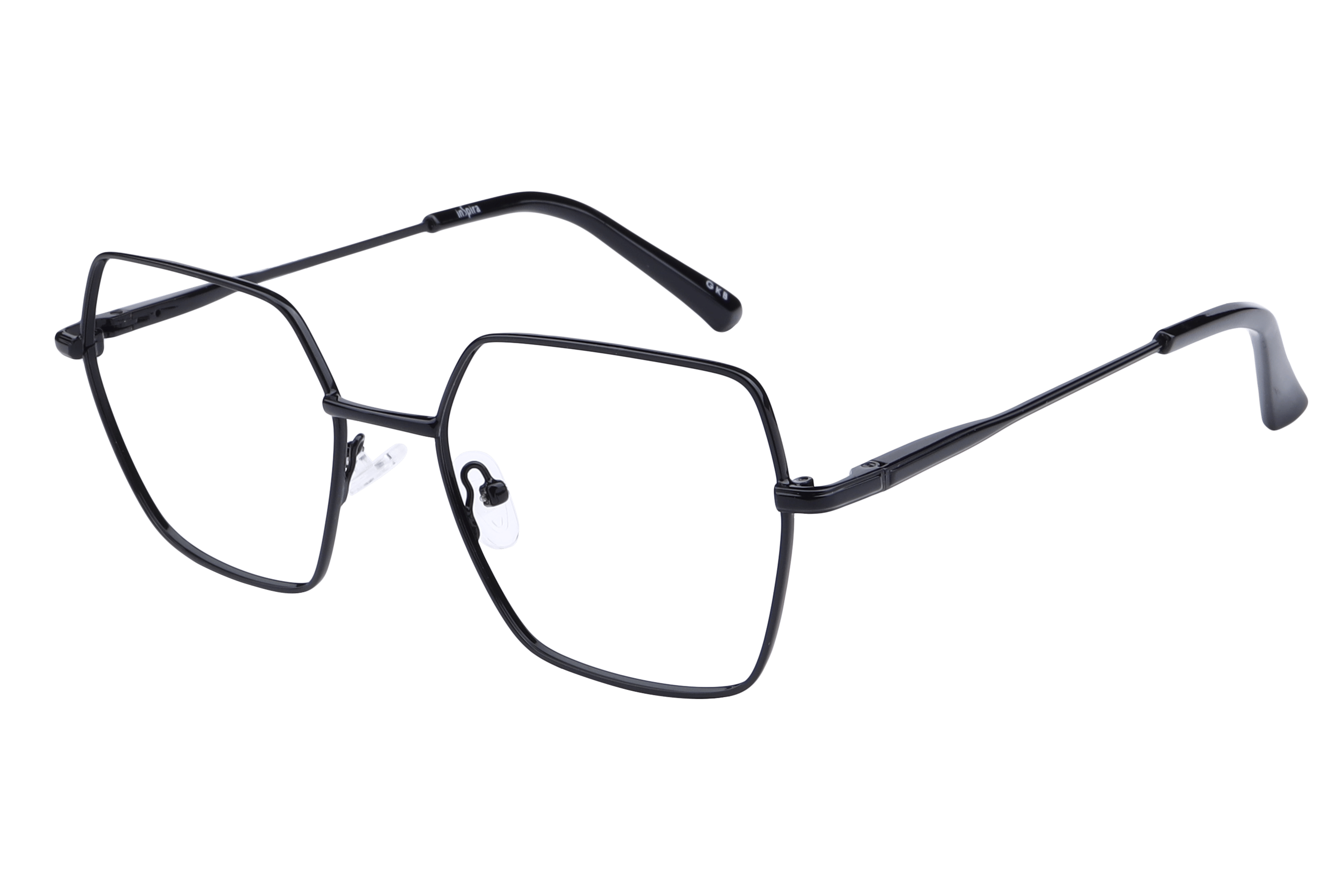 Inspira VW315 Frame Black Unisex Full Metal — Black frame