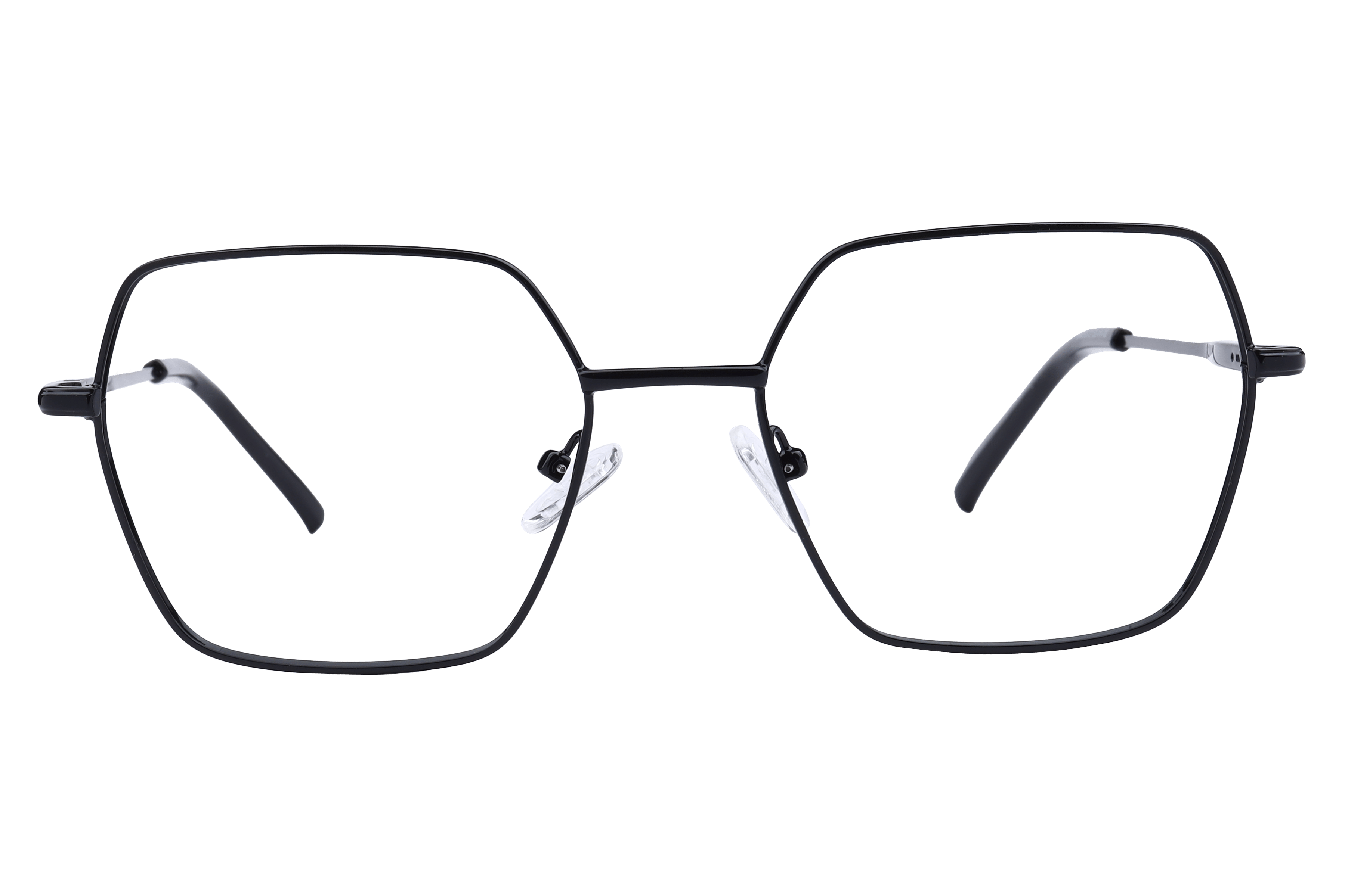 Inspira VW315 Frame Black Unisex Full Metal Frame — Black frame — view 2