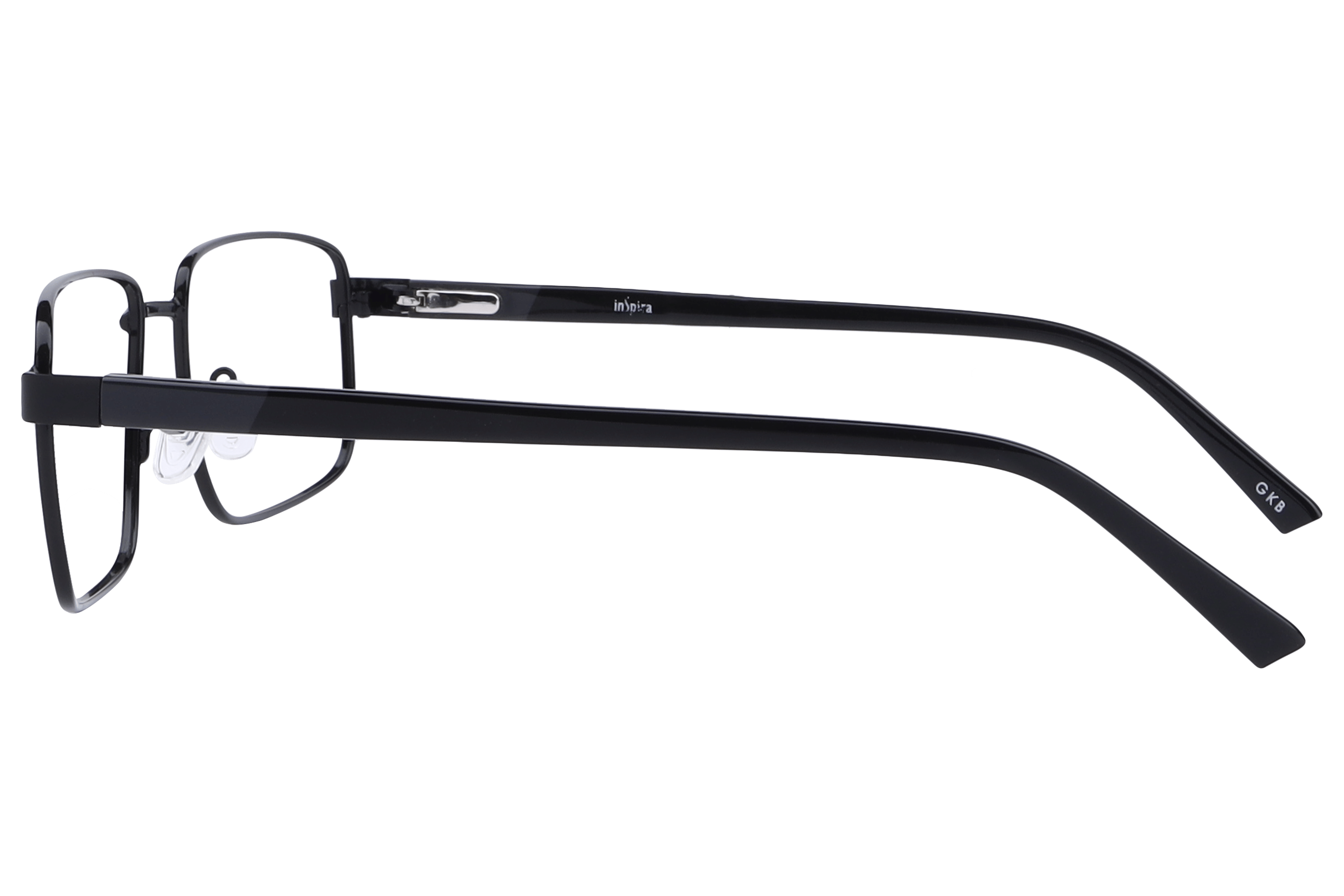 Inspira VW090 Frame Black Male Full Shell Frame — view 3