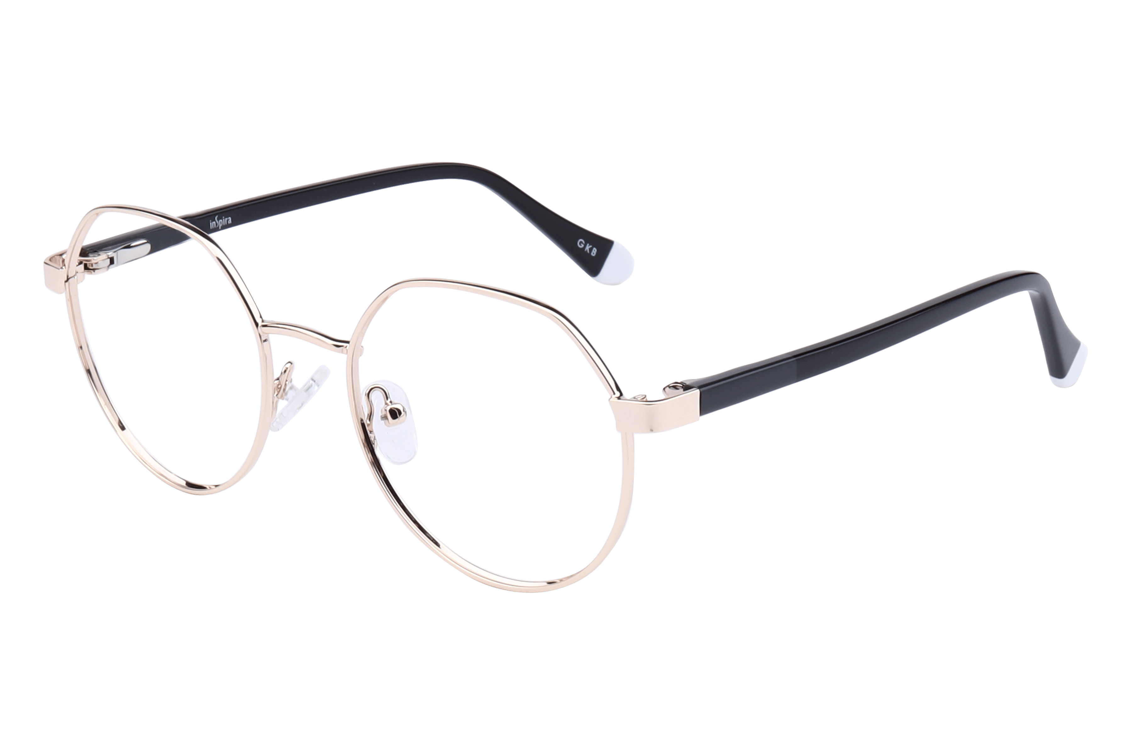 Inspira VW093 Frame Gold Unisex Full Shell — Gold frame