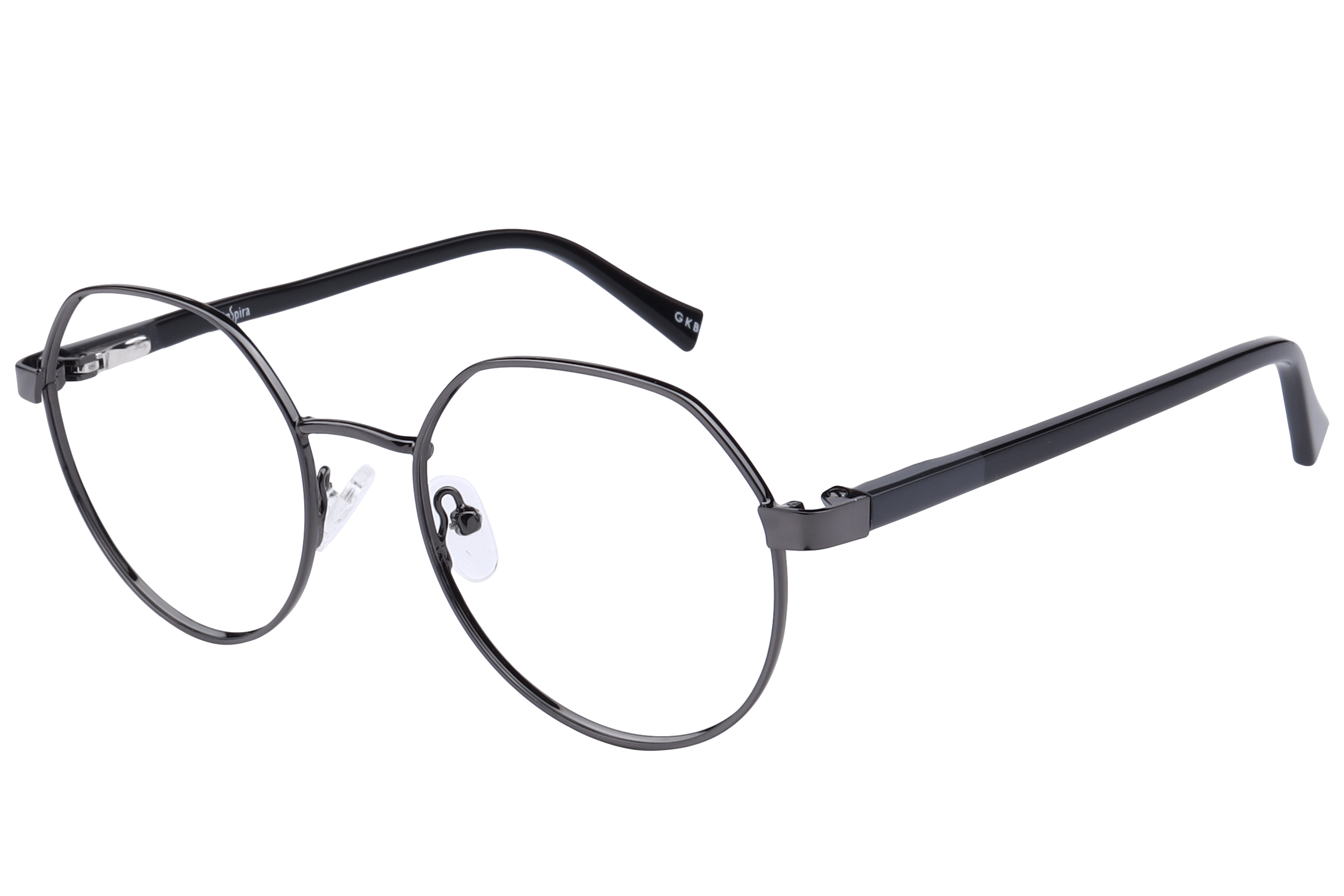 Inspira VW093 Frame Gun Metal Unisex Full Shell — Gun Metal frame