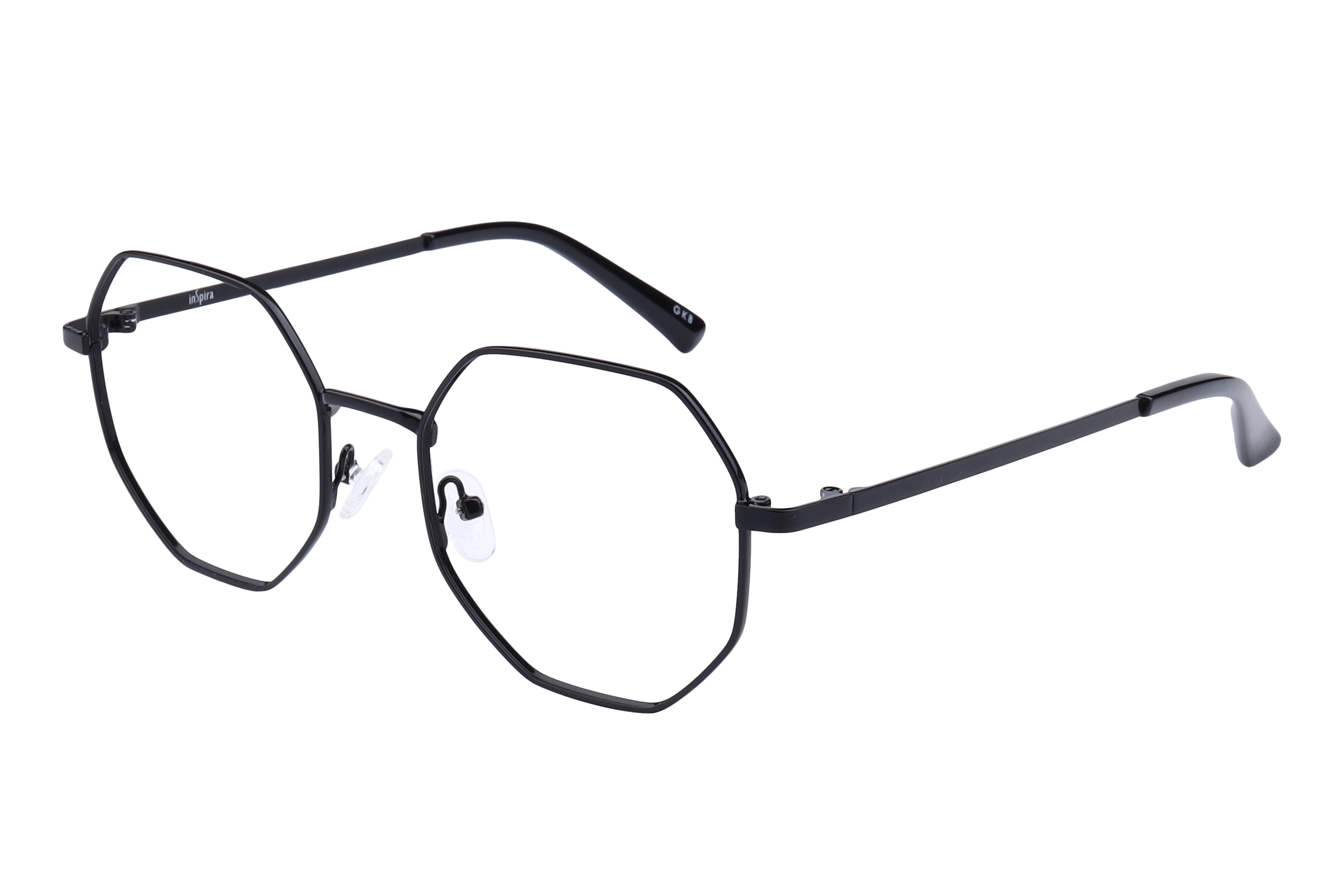 Inspira VW259 Frame Black Unisex Full Metal — Black frame