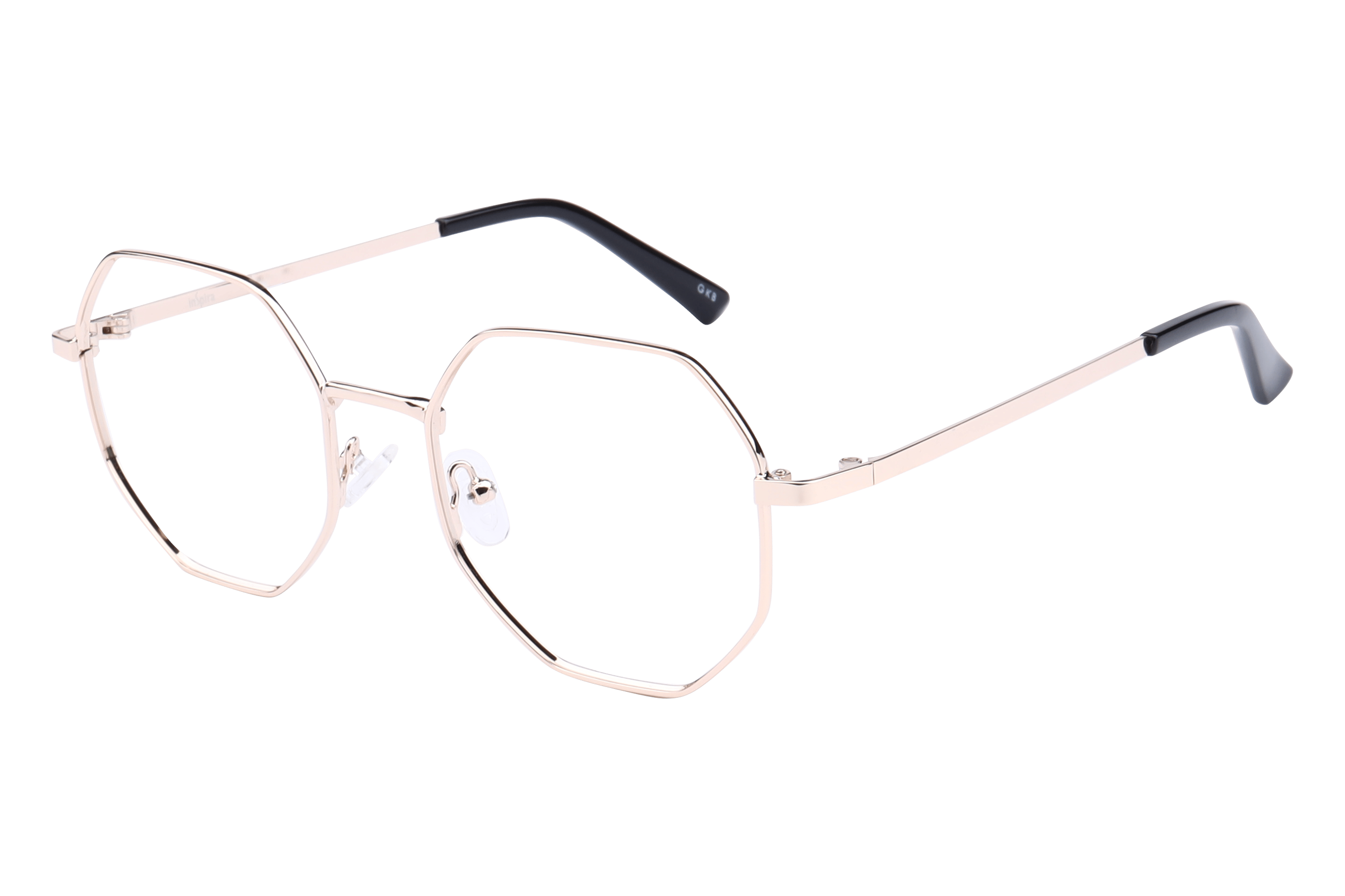 Inspira VW259 Frame Gold Unisex Full Metal — Gold frame